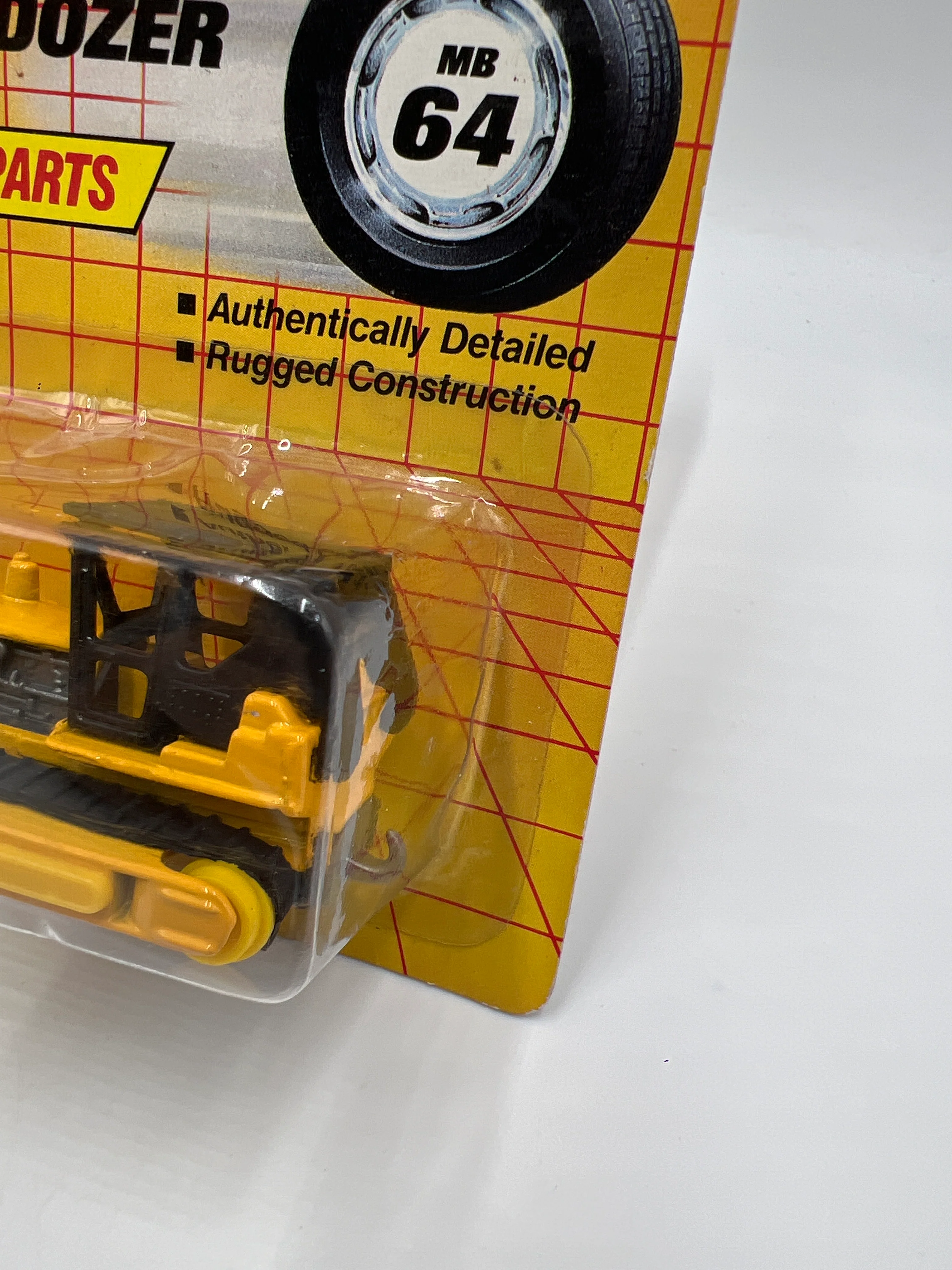 Matchbox Moving Parts #64 Bulldozer Yellow 206C - Image 3