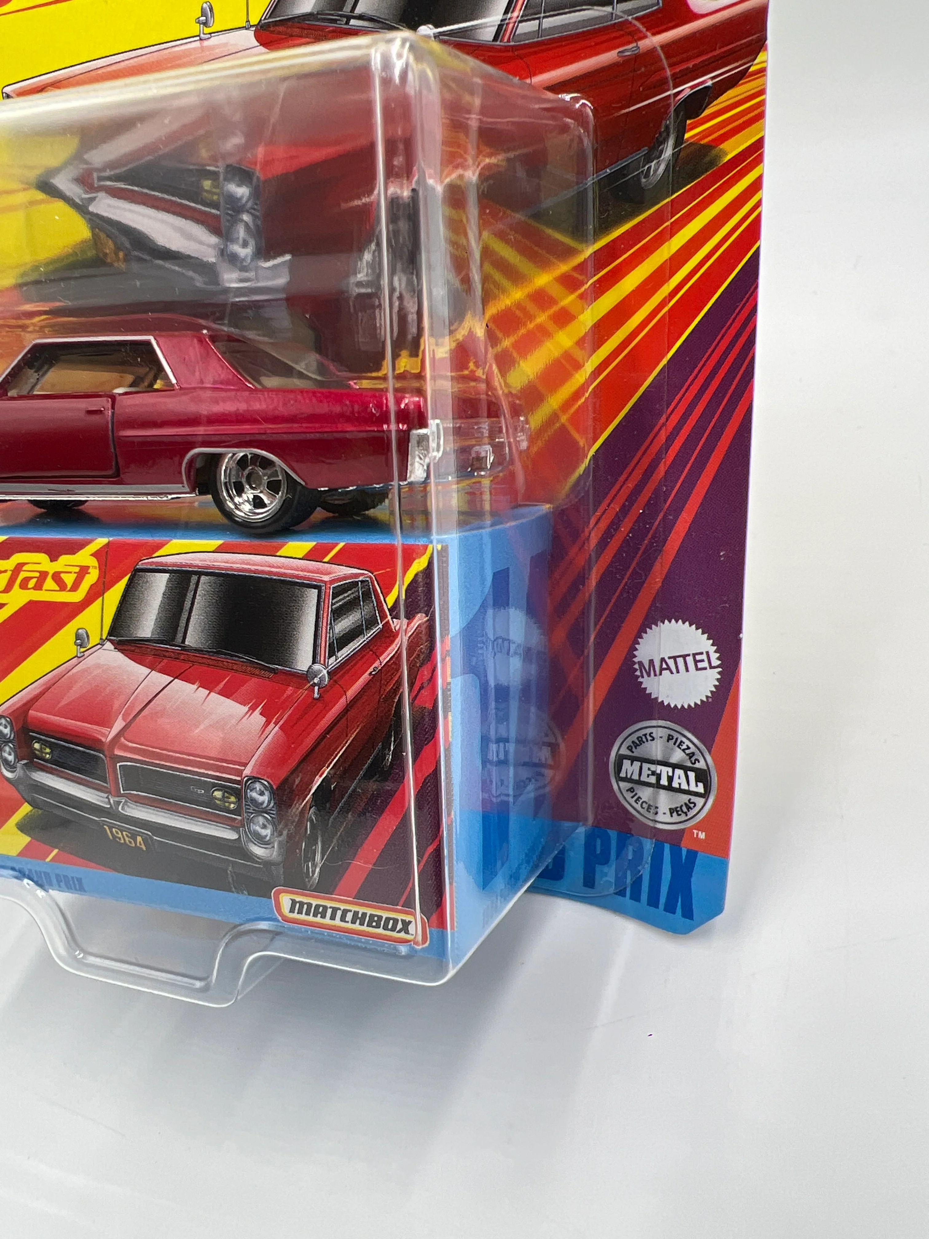 Matchbox Superfast #14 1964 Pontiac Grand Prix Red 172D - Image 4