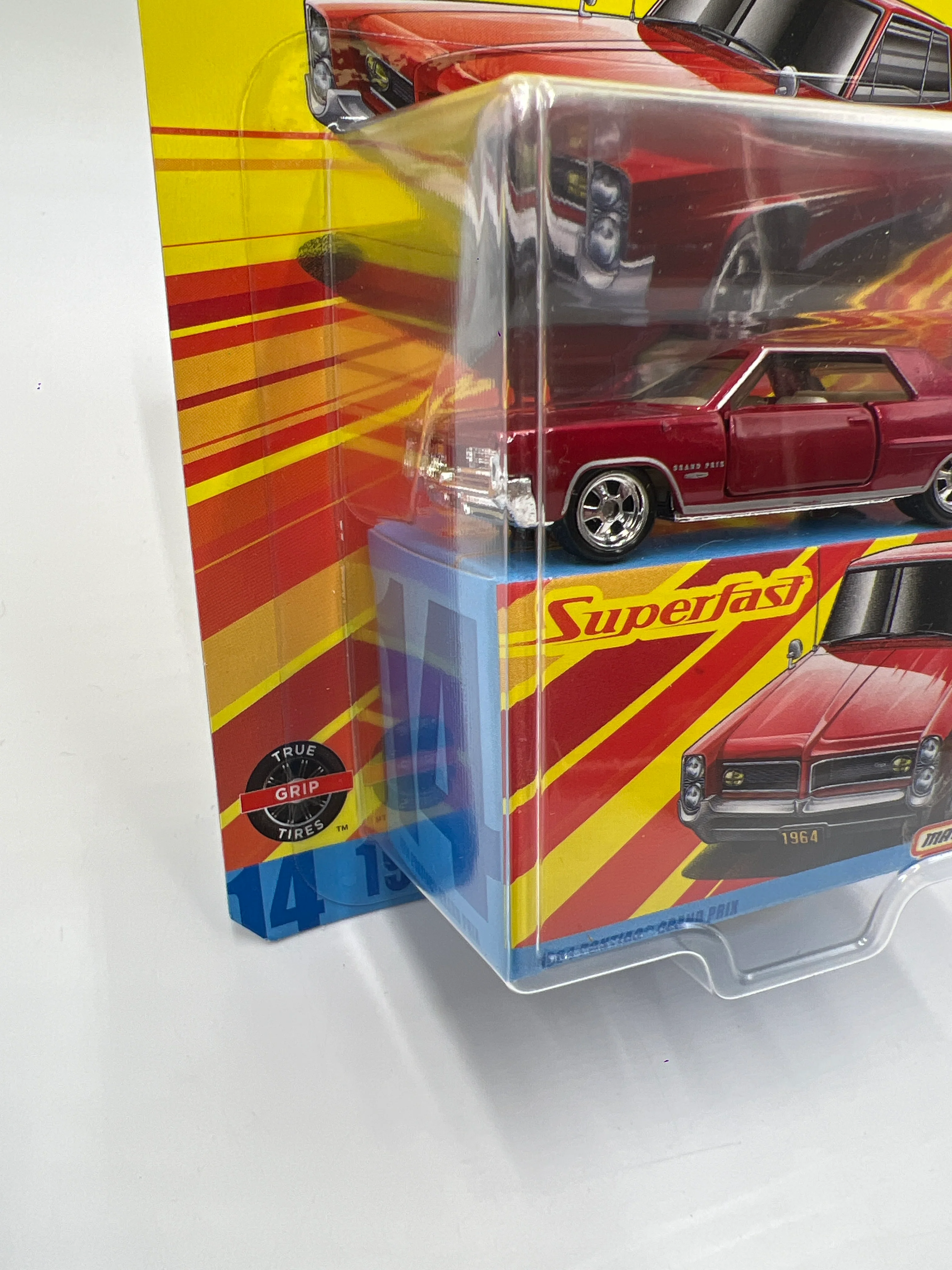 Matchbox Superfast #14 1964 Pontiac Grand Prix Red 172D - Image 5