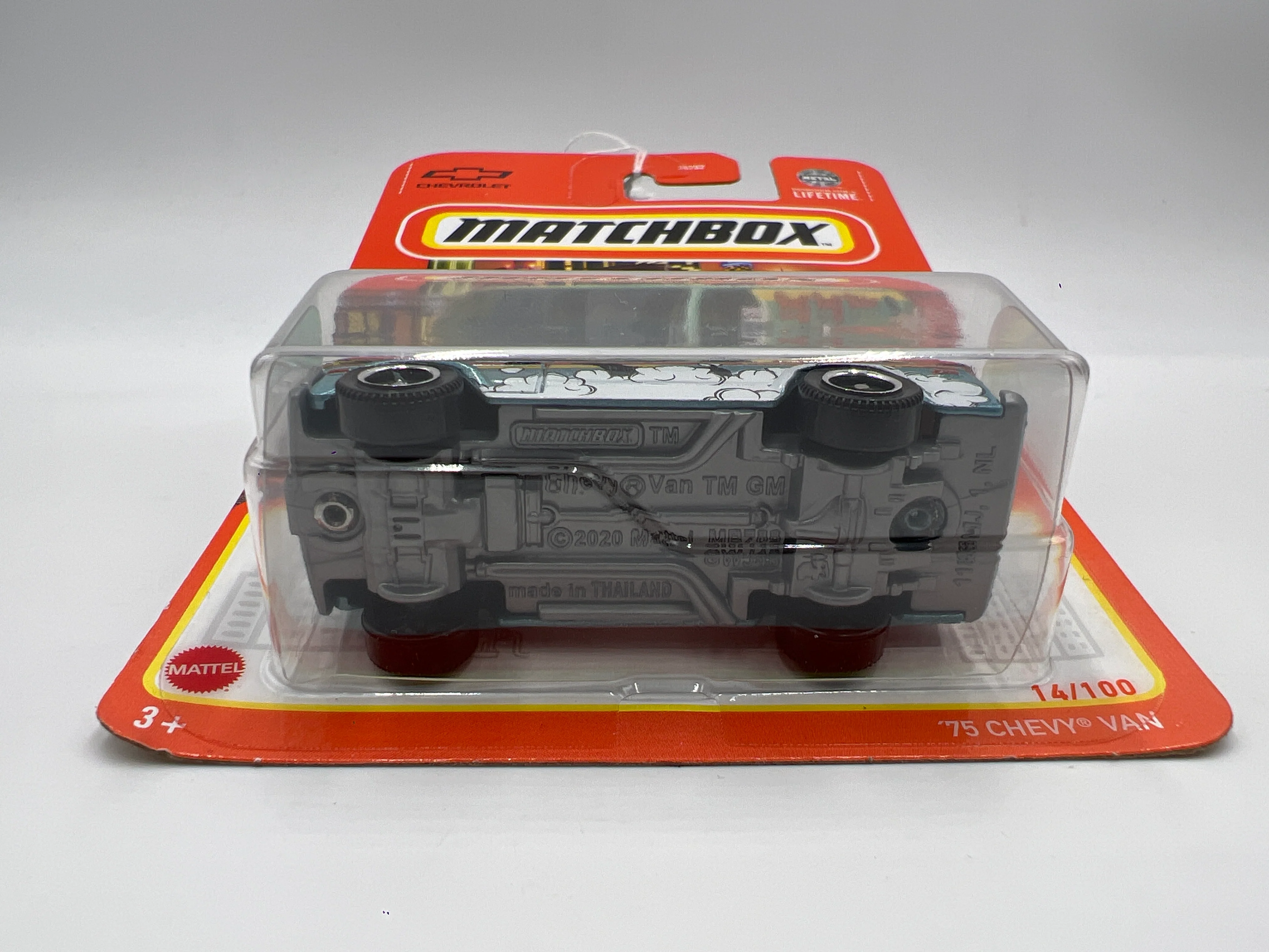 Matchbox #14 Ruff Ruff Rider 75 Chevy Van Light Blue 208B - Image 6