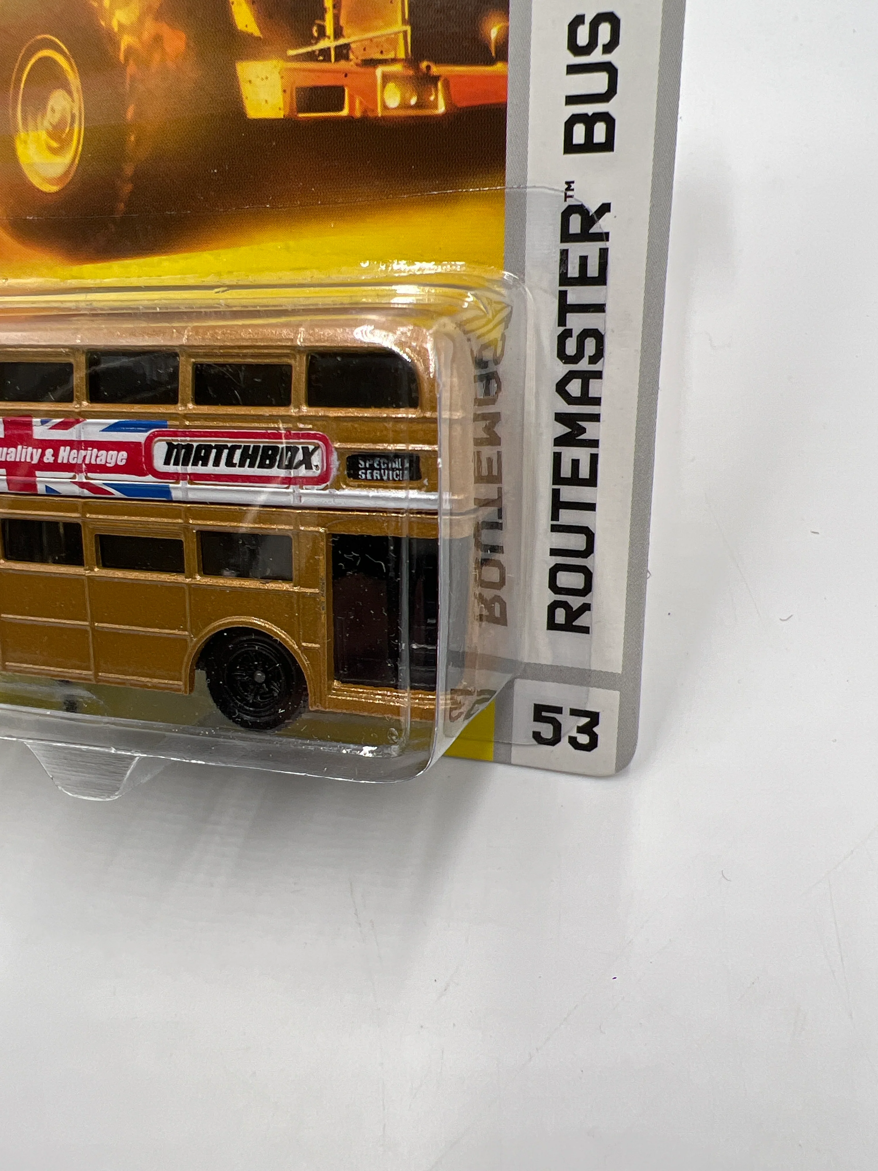 Matchbox #53 City Action Routemaster Bus (Vein BL Corner) 68G - Image 4