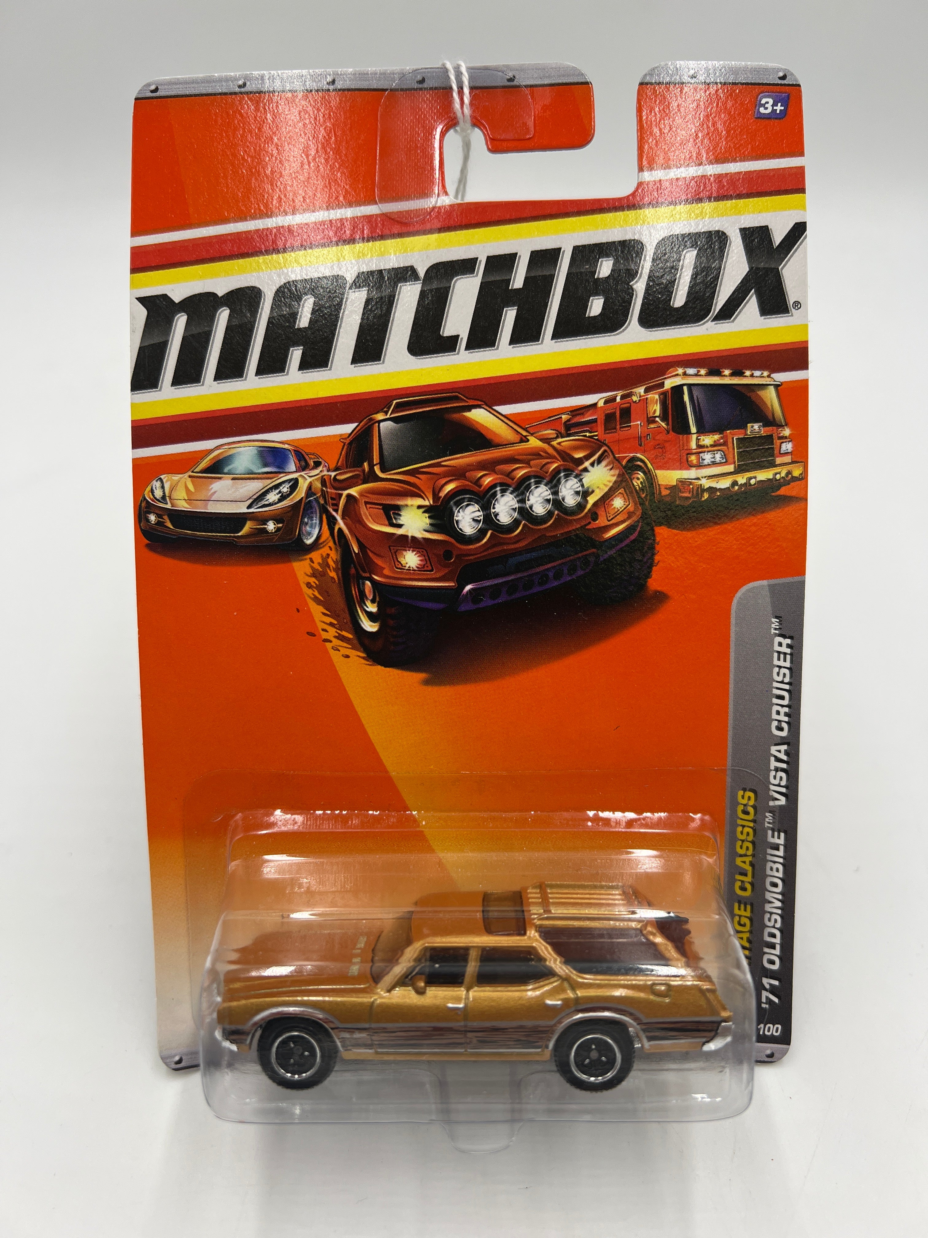 Matchbox #18 Heritage Classics 71 Oldsmobile Vista Cruiser Brown 208H - Image 2