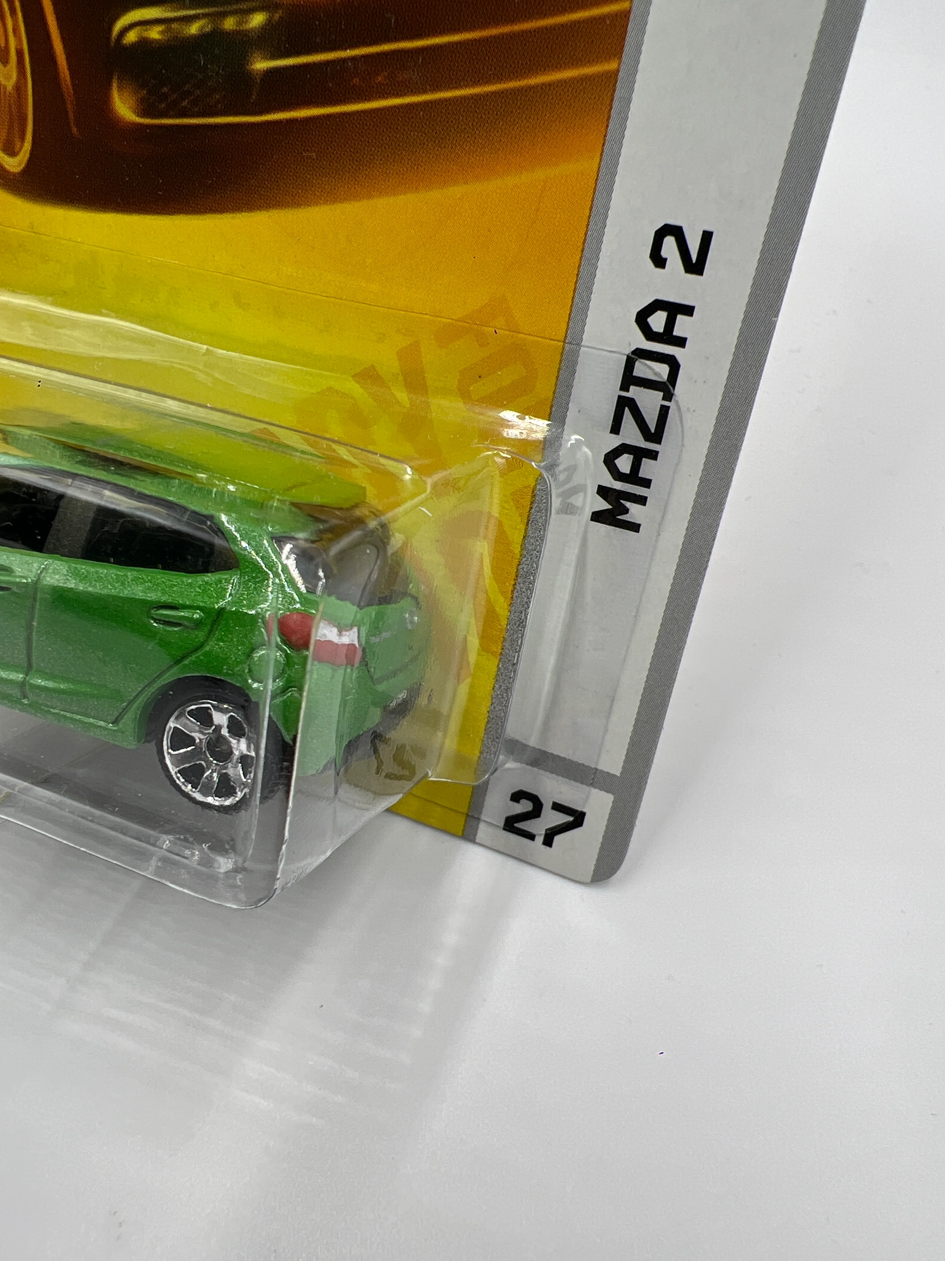 Matchbox #27 Metro Rides Mazda 2 Green W/Protector - Image 5