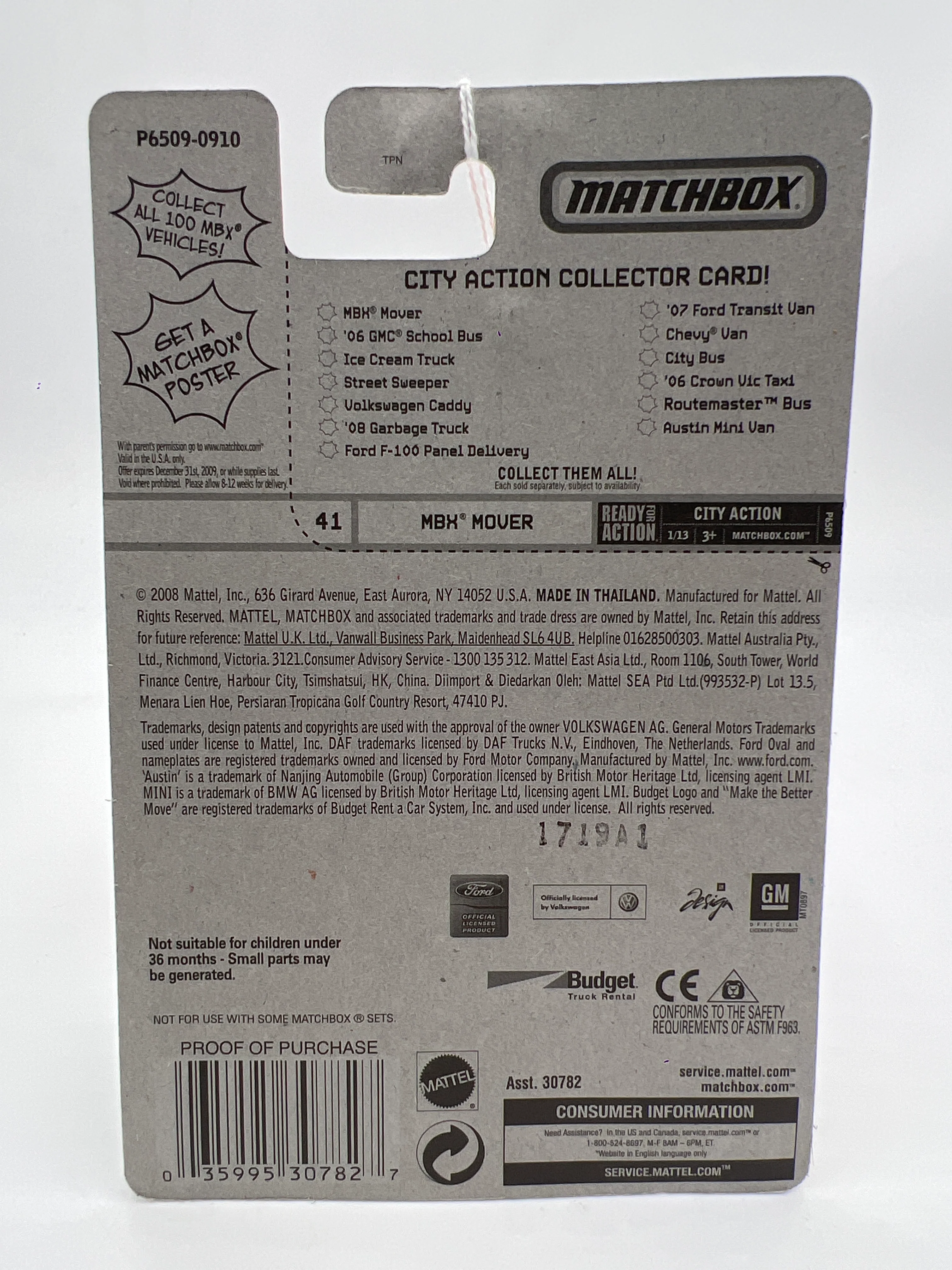 Matchbox #41 City Action MBX Mover Cargo Couriers 206F - Image 7