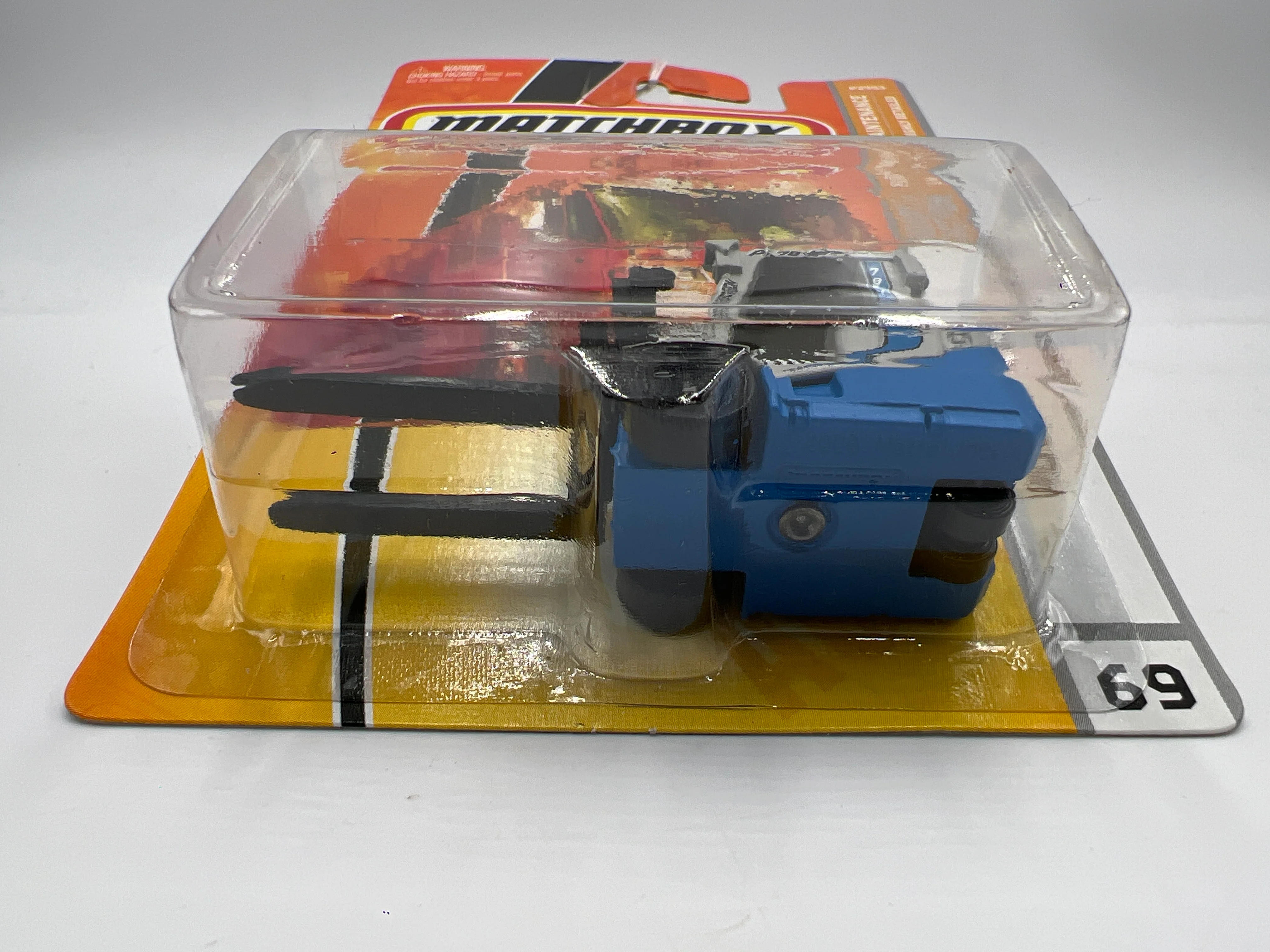 Matchbox #69 Highway Maintenance Power Lift Gray/Blue 206F - Image 6