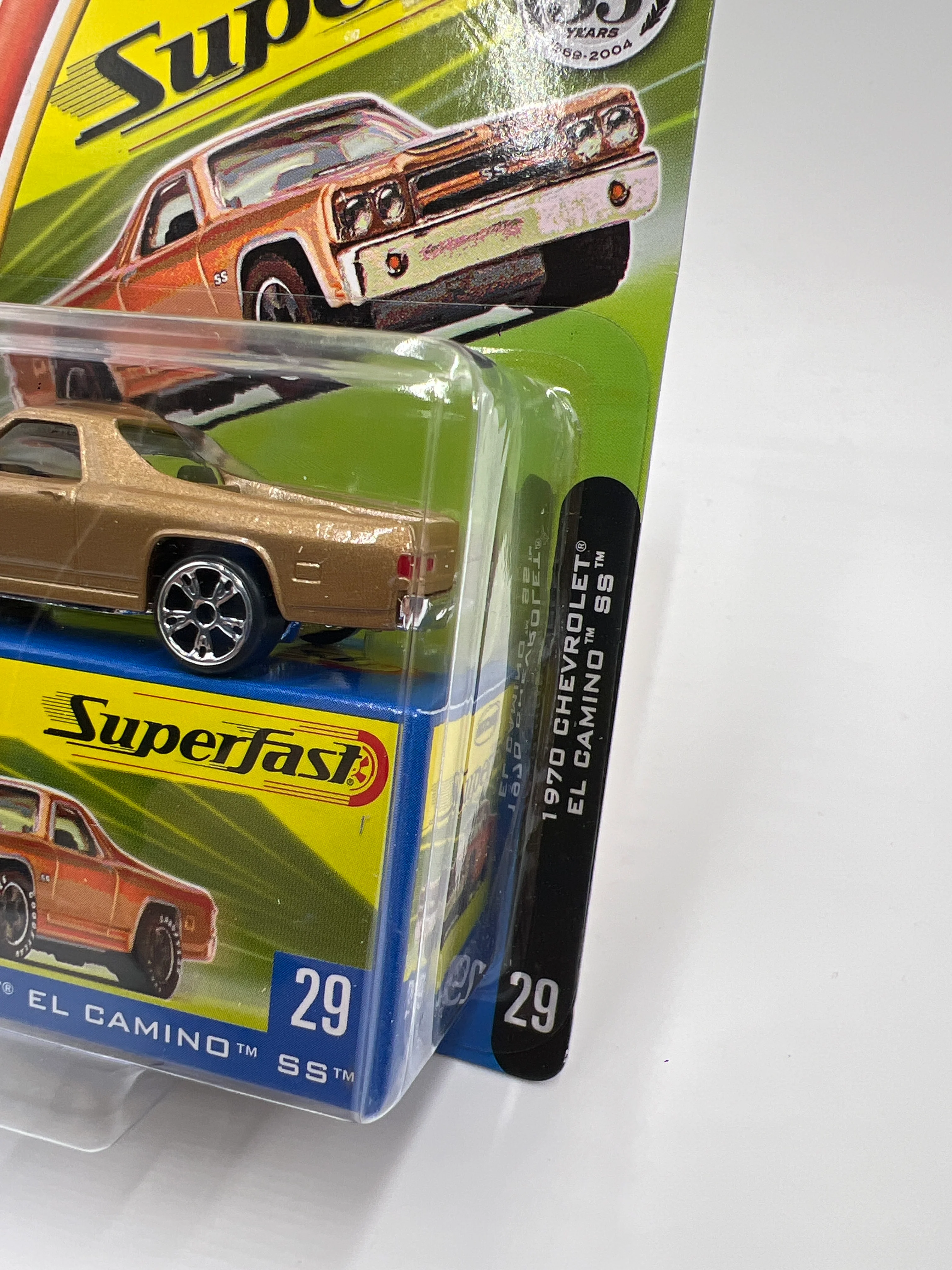 Matchbox Superfast #29 1970 Chevrolet El Camino SS Gold 173i - Image 4