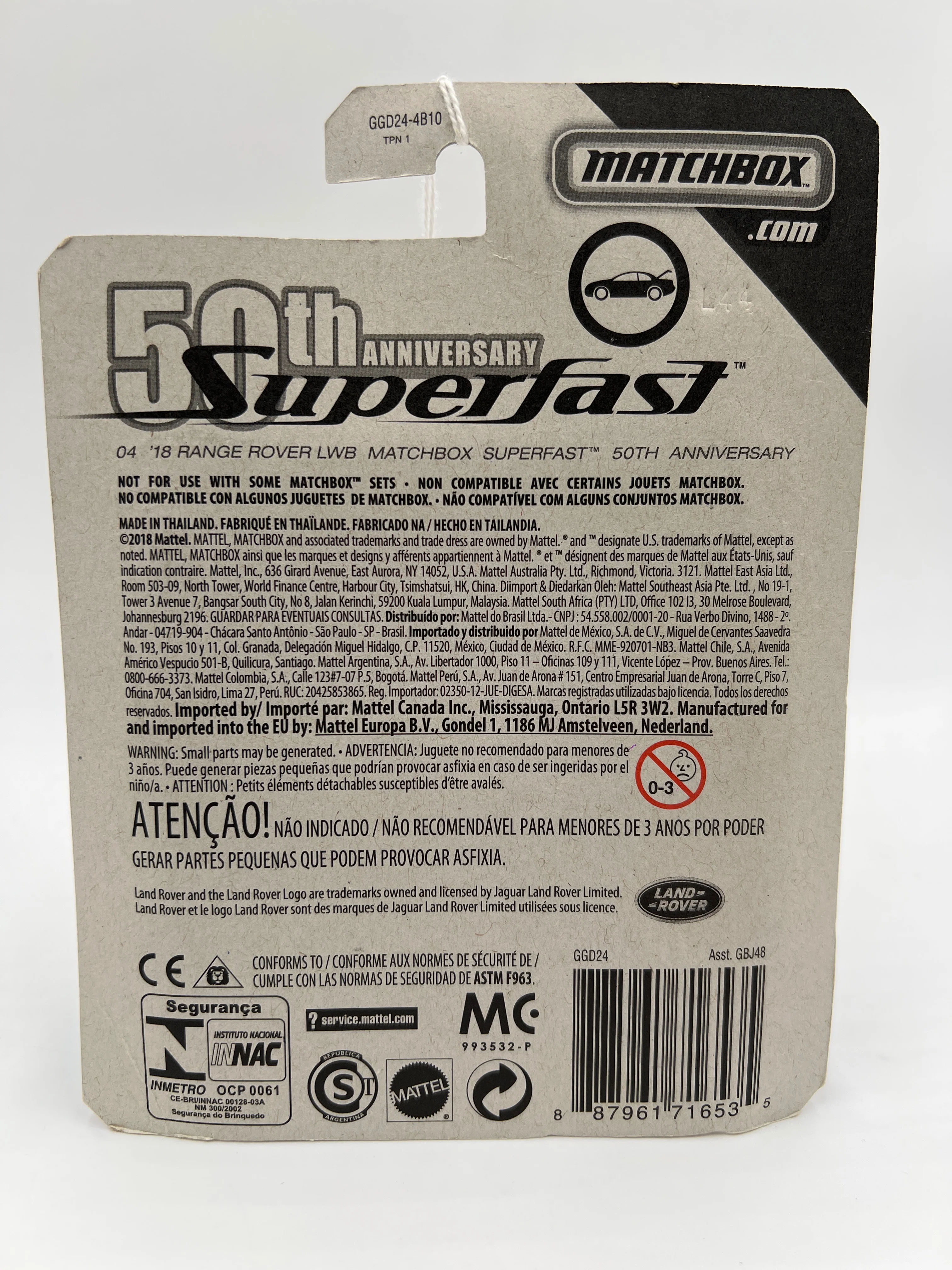 Matchbox 50th Anniversary Superfast #4 18 Range Rover LWB Blue 173C - Image 6