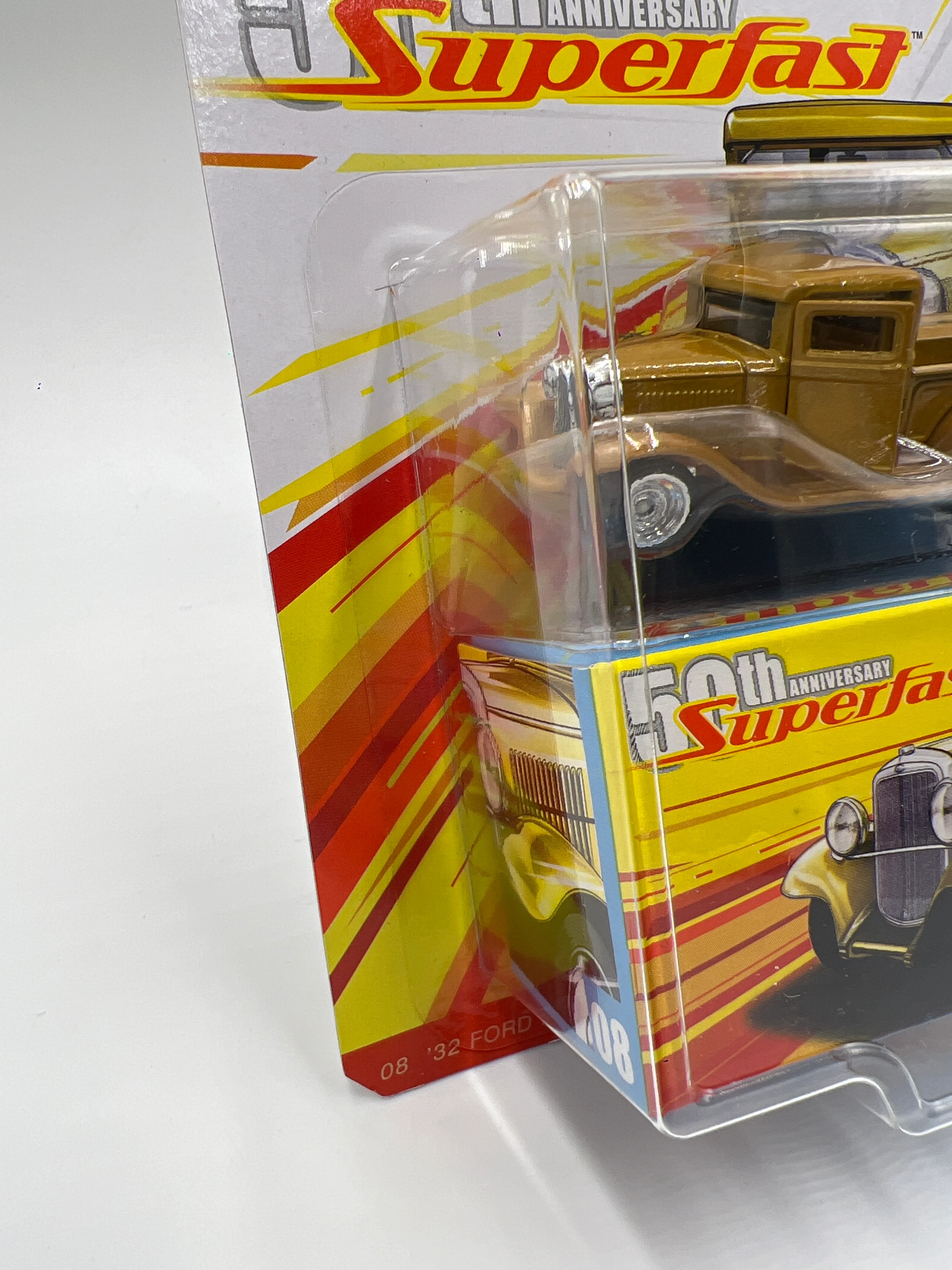 Matchbox 50th Anniversary Superfast #8 32 Ford Pickup Gold 172i - Image 5
