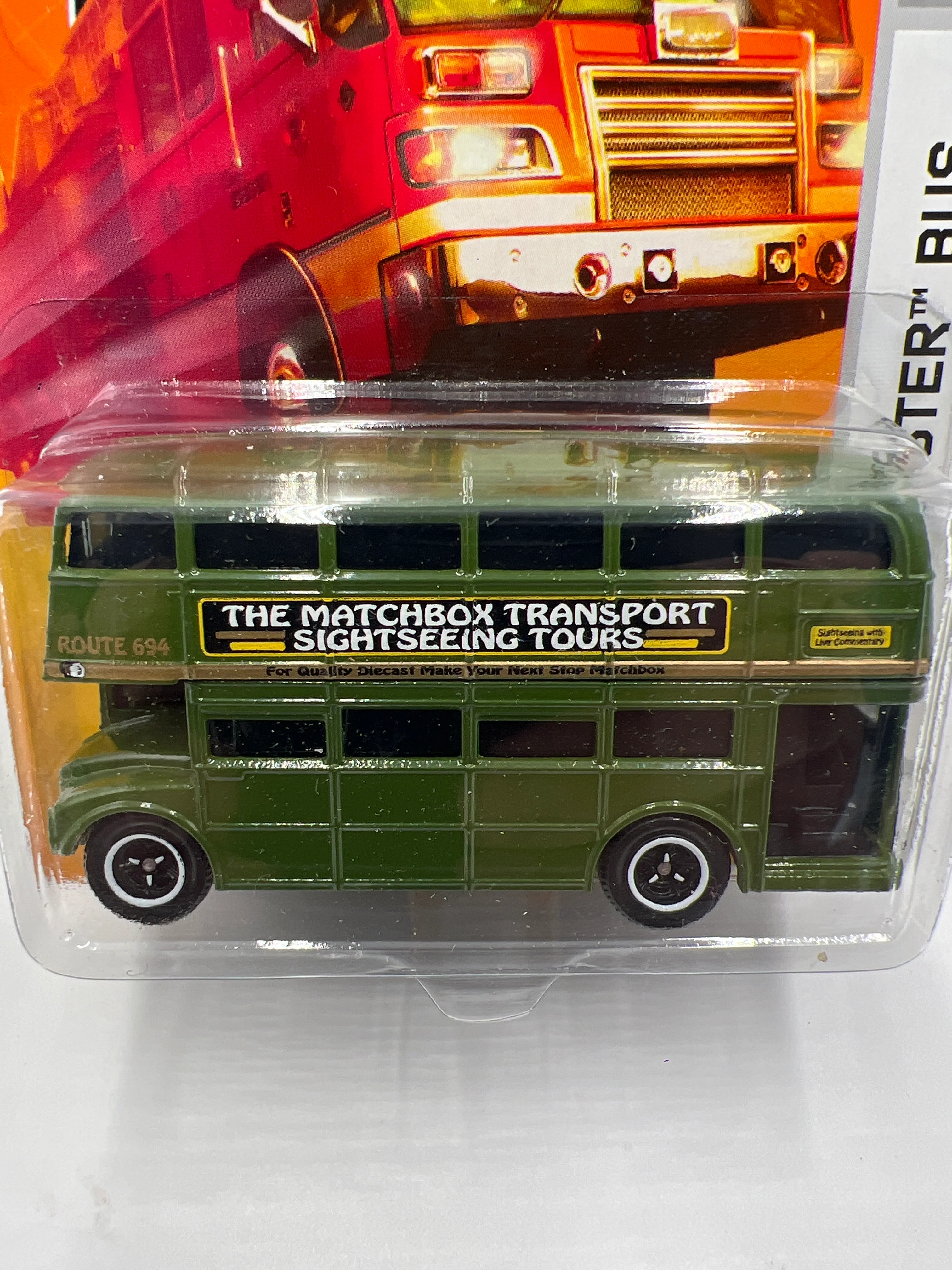 Matchbox #52 City Action Routemaster Bus Green 206G - Image 3