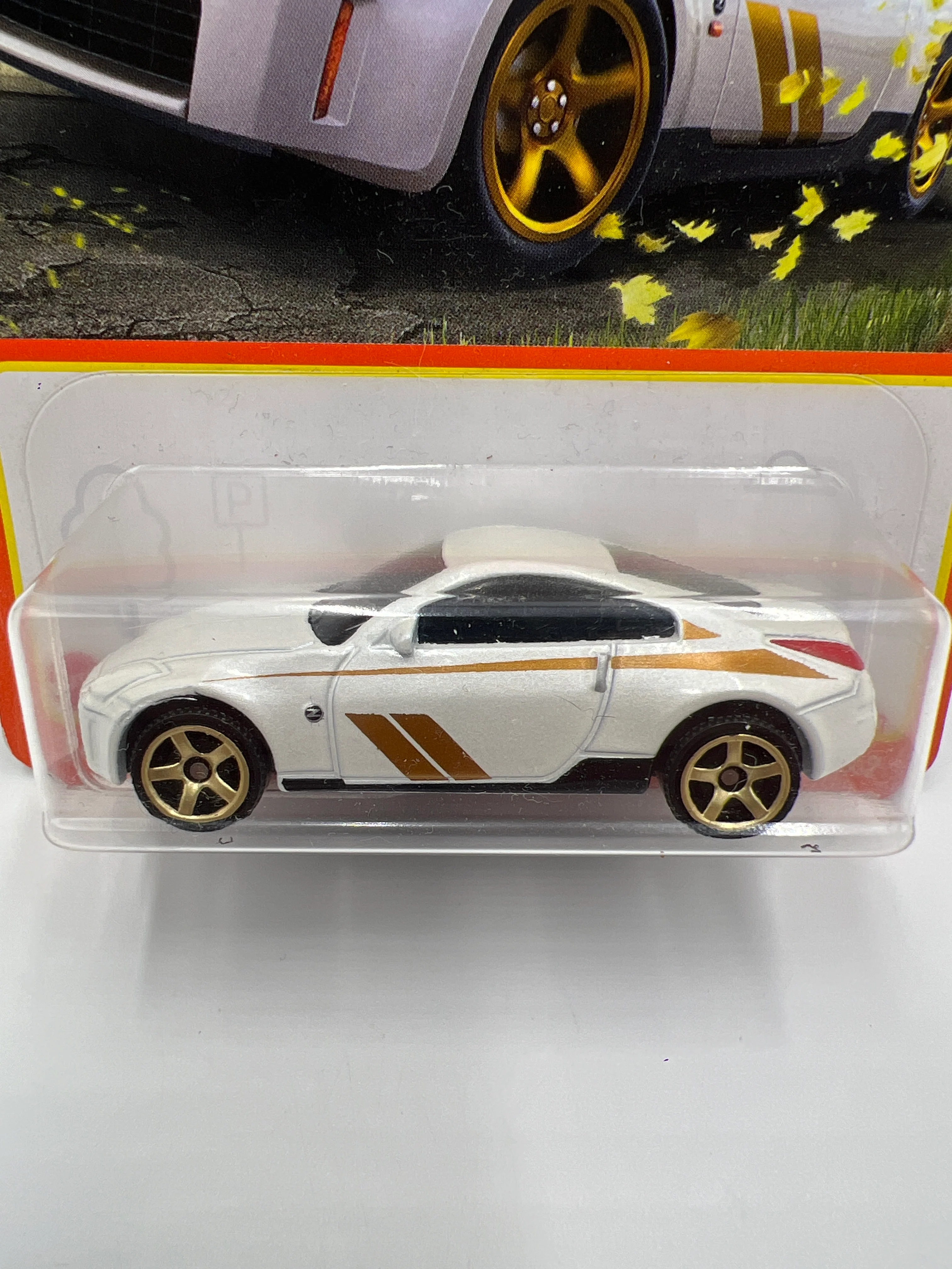 Matchbox #75 2003 Nissan 350Z White 214D - Image 2