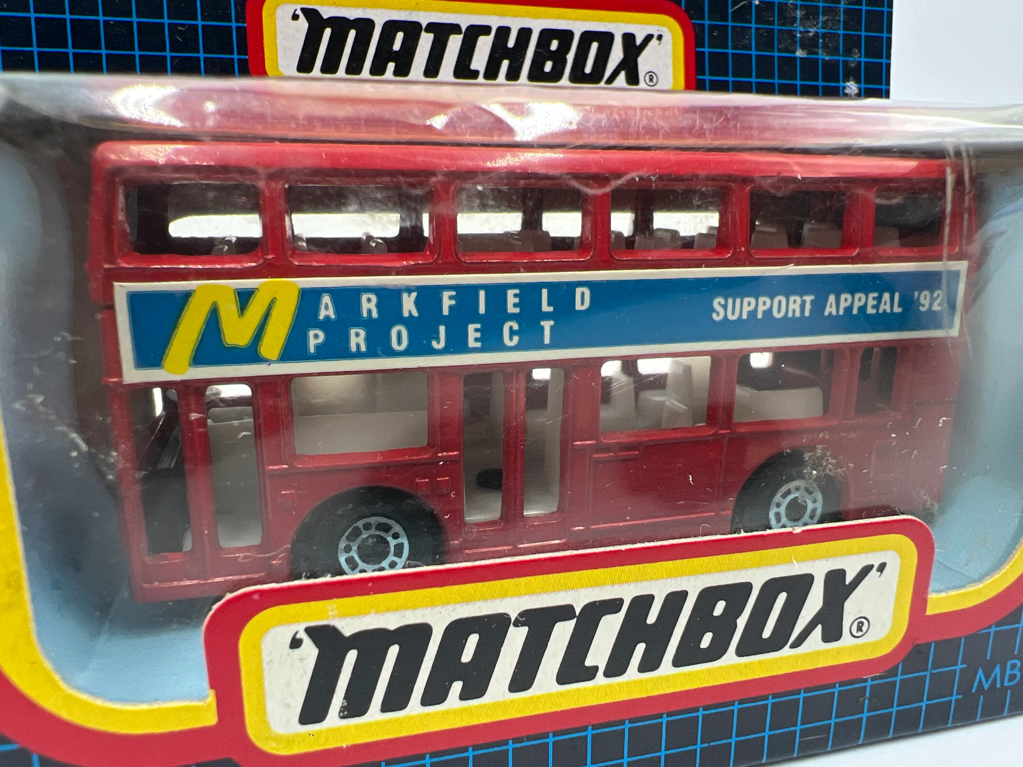 Matchbox Unpunched #17 Markfield Project London Bus Red - Image 3