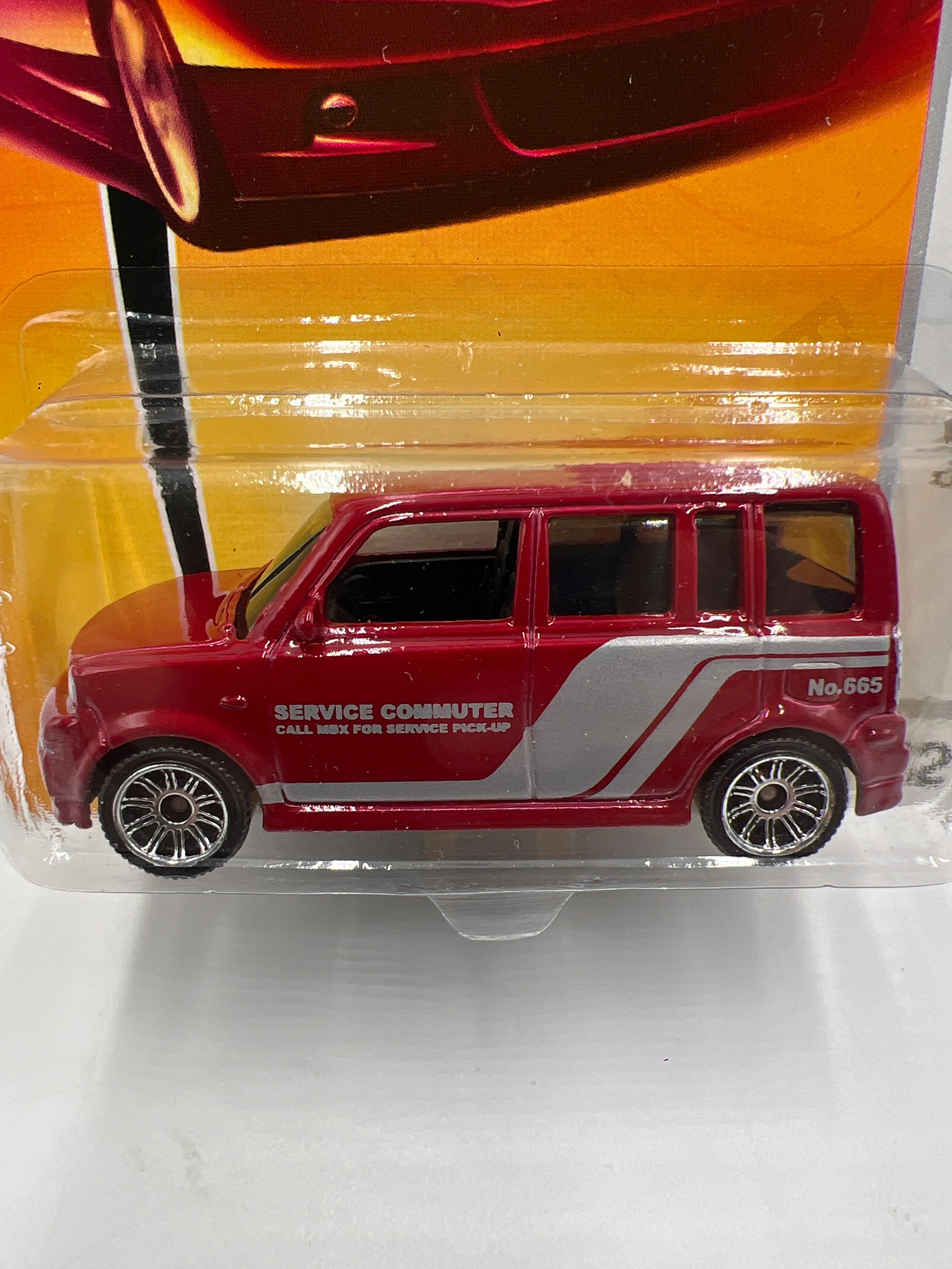 Matchbox #32 Metro Rides Scion xB Red 208A - Image 3