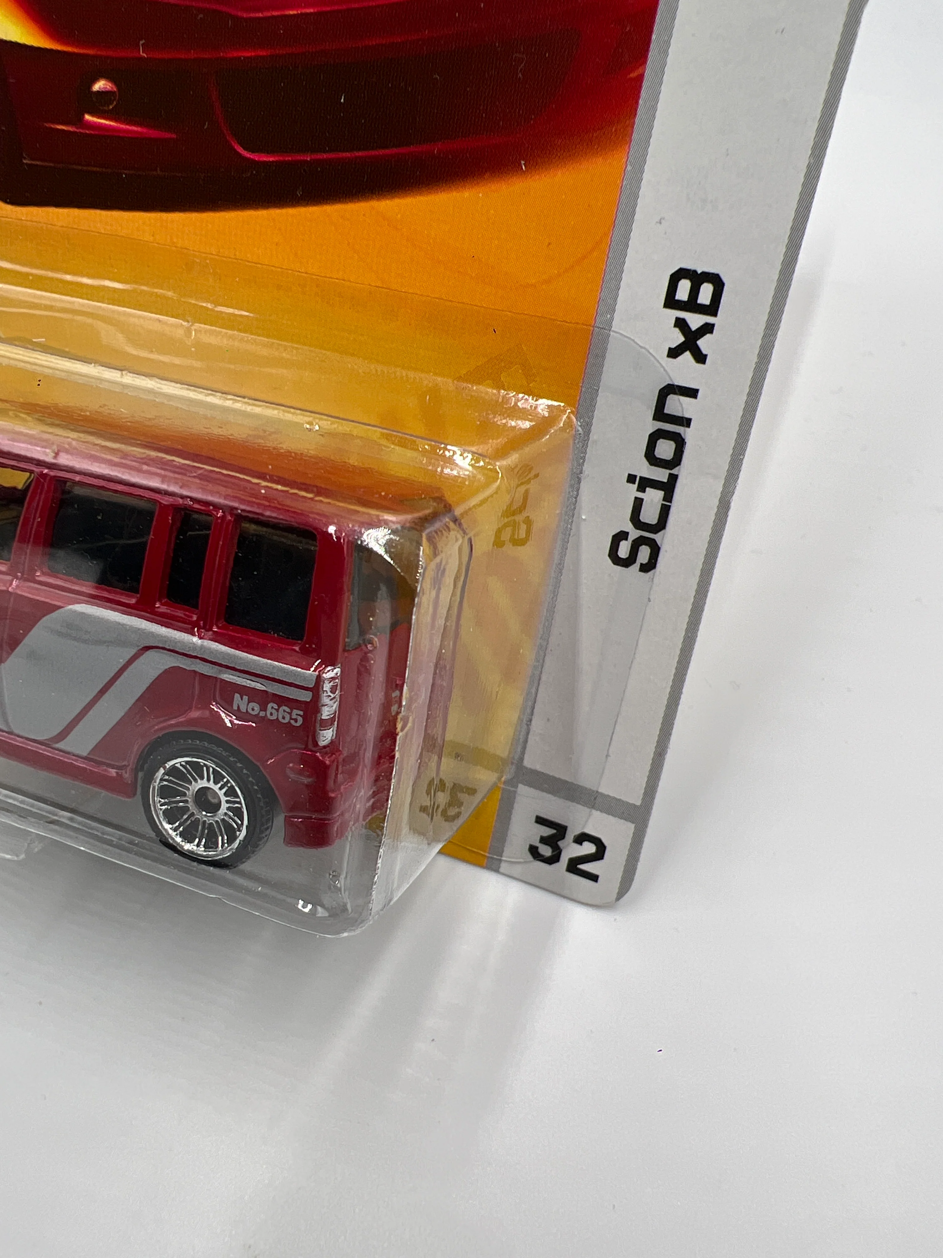 Matchbox #32 Metro Rides Scion xB Red 208A - Image 4