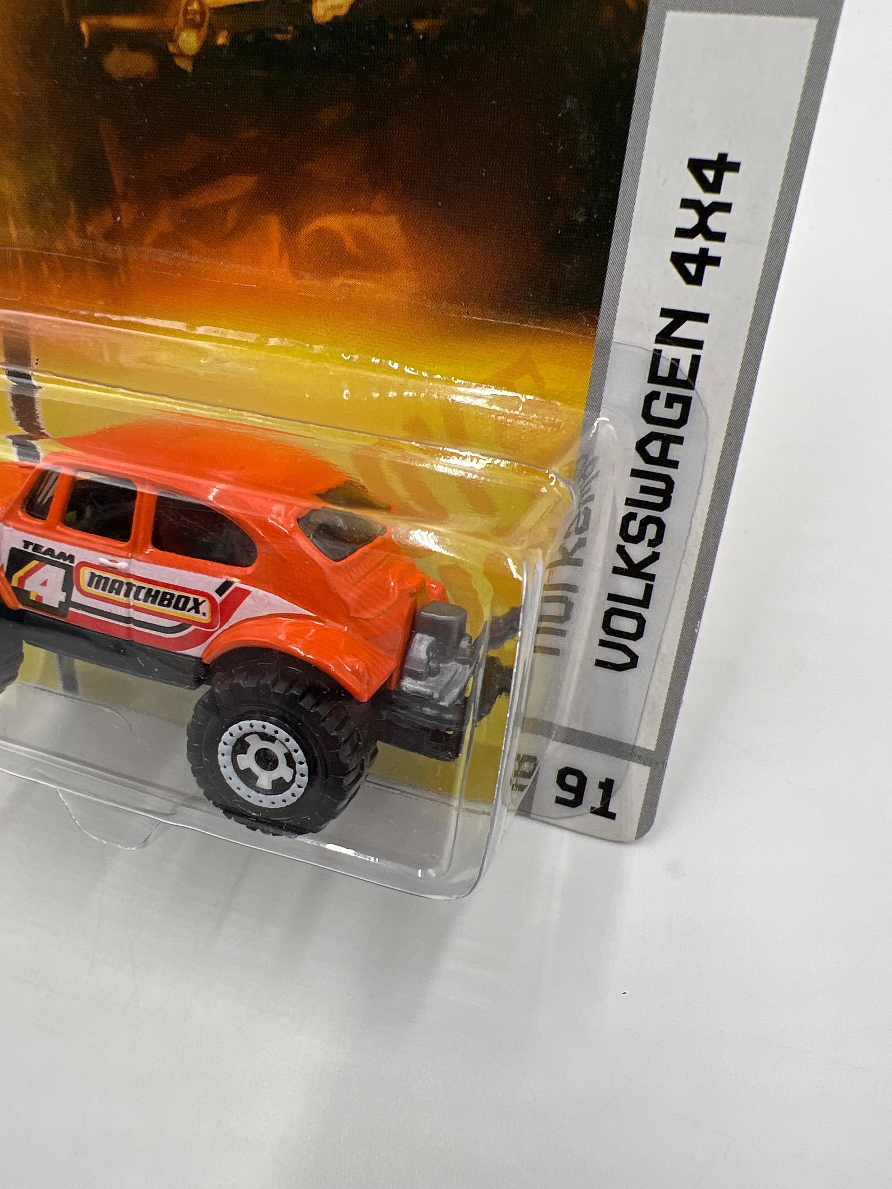 Matchbox All Terrain #91 Volkswagen 4x4 Orange 209H - Image 4
