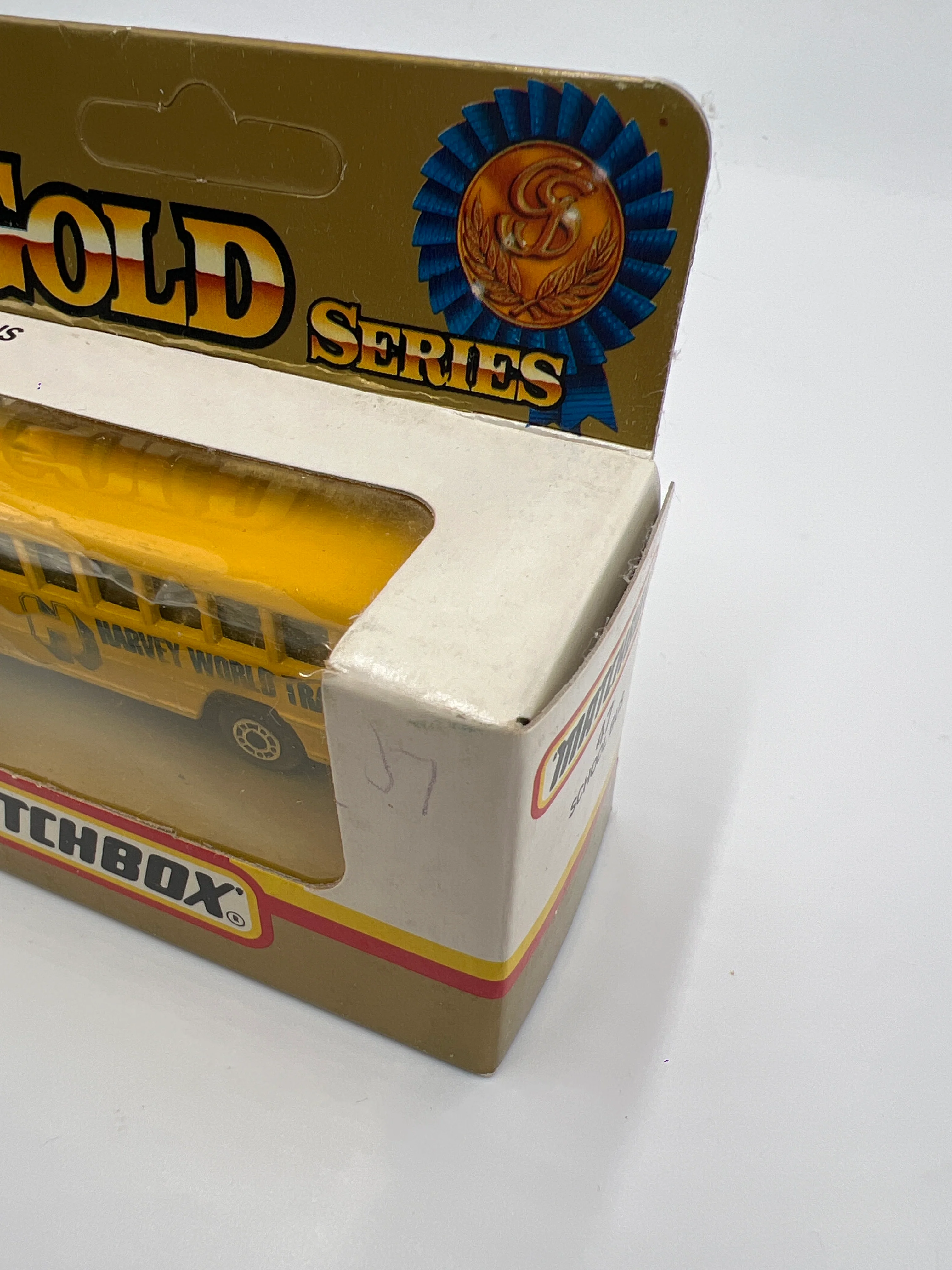 Matchbox Unpunched Gold Series #47 School Bus Yellow - Image 4