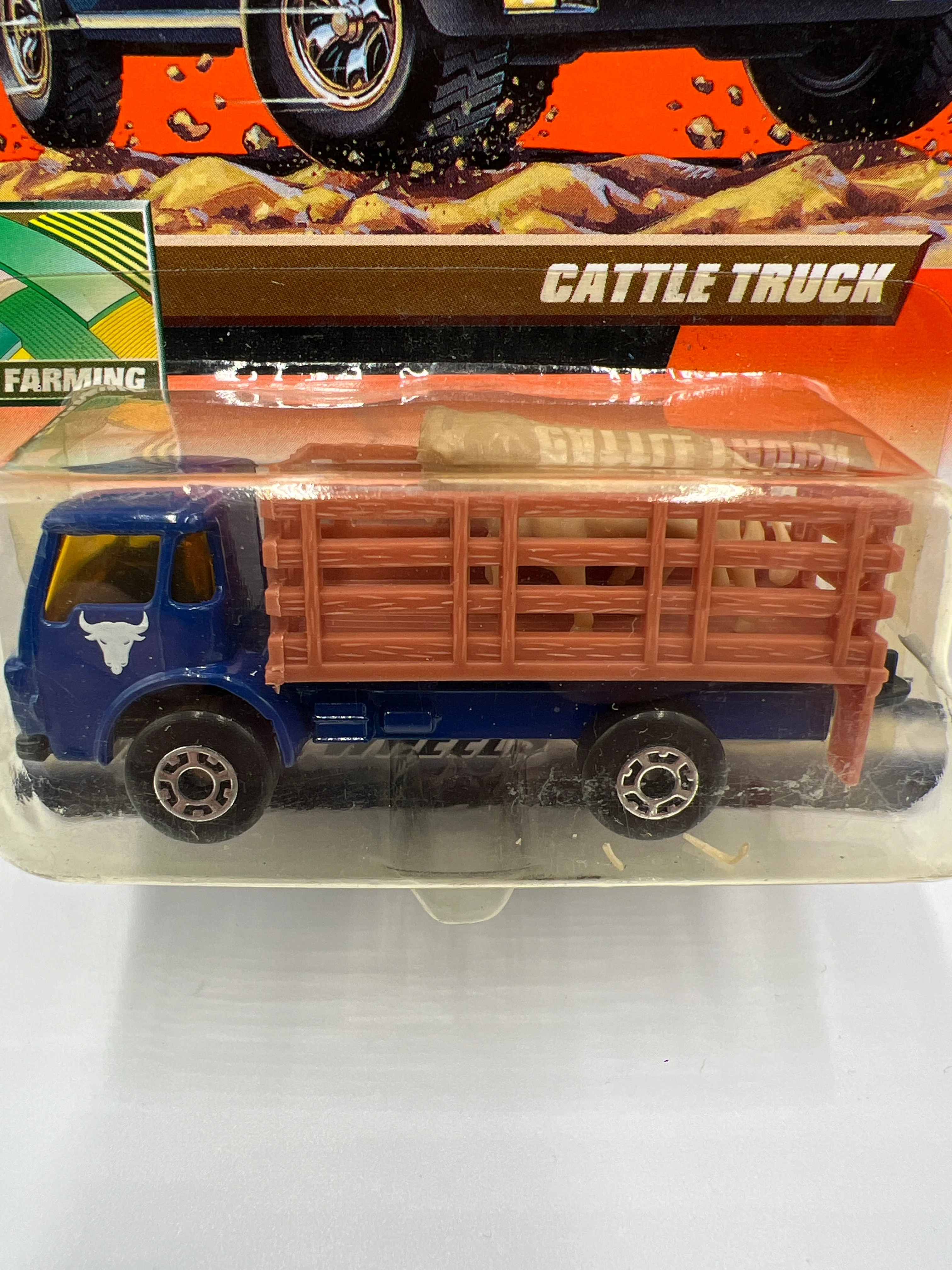 Matchbox Farming #50 Cattle Truck Blue 206H - Image 3
