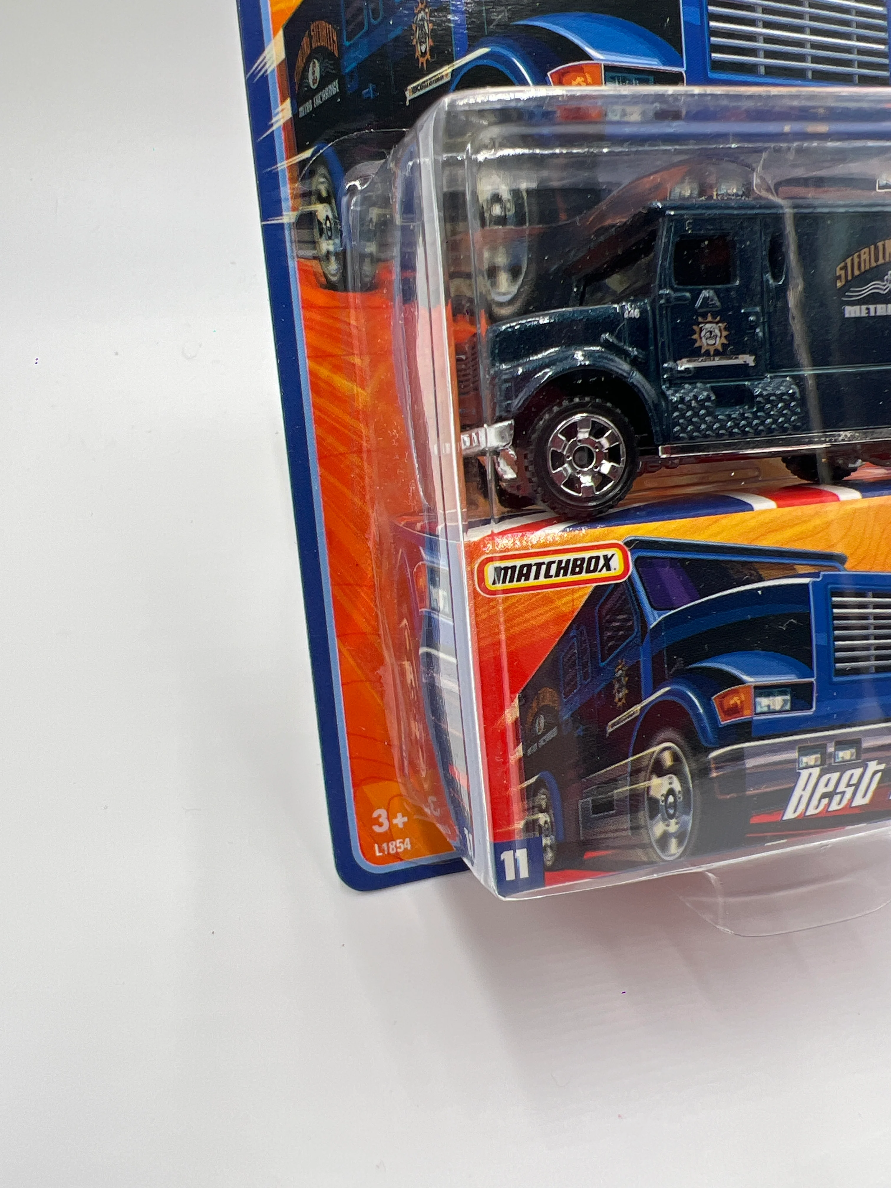 Matchbox Best Of British #11 International Armored Truck Dark Blue 174D - Image 5