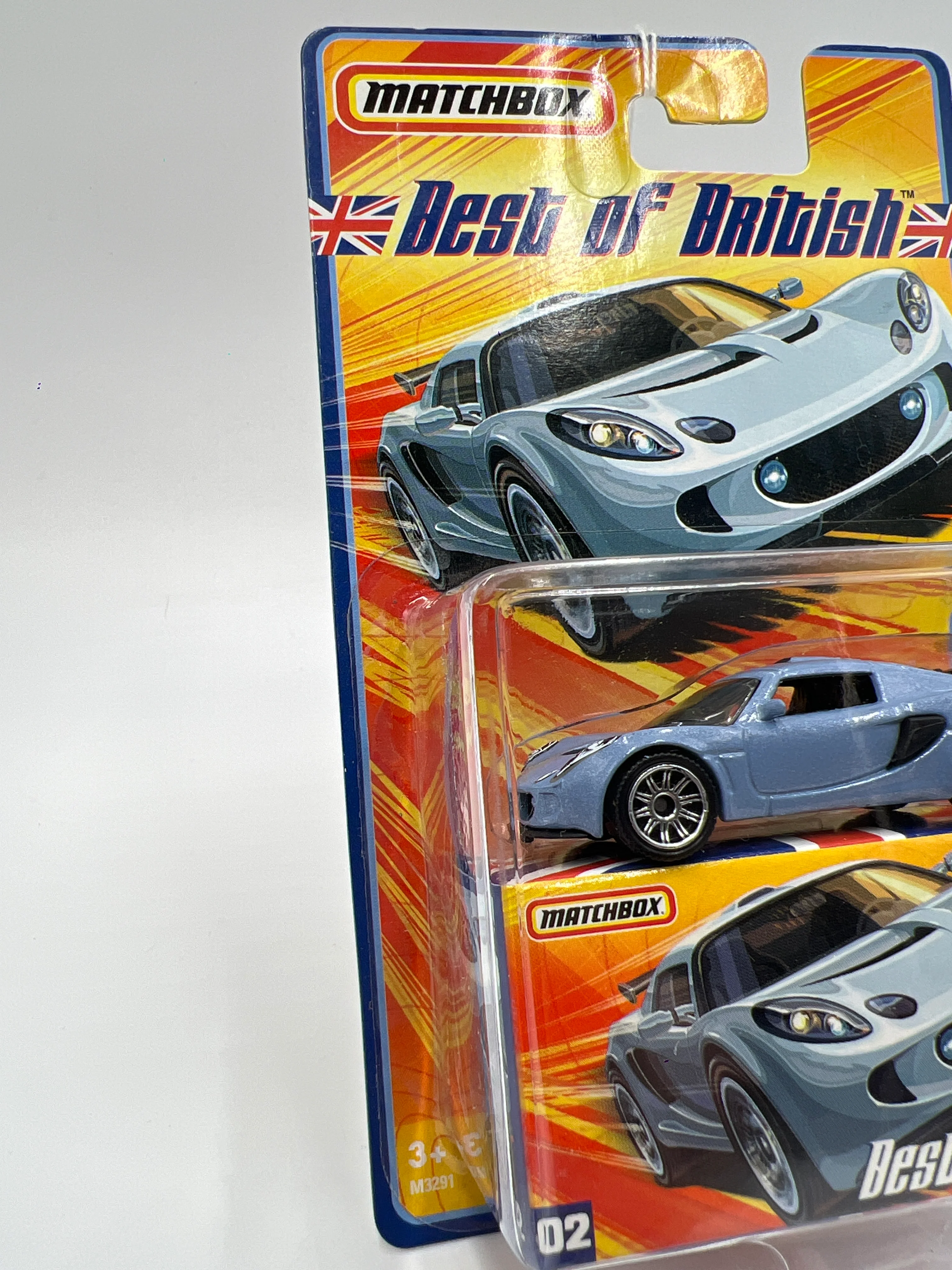 Matchbox Best Of British #2 06 Lotus Exige Light Blue 168G - Image 5