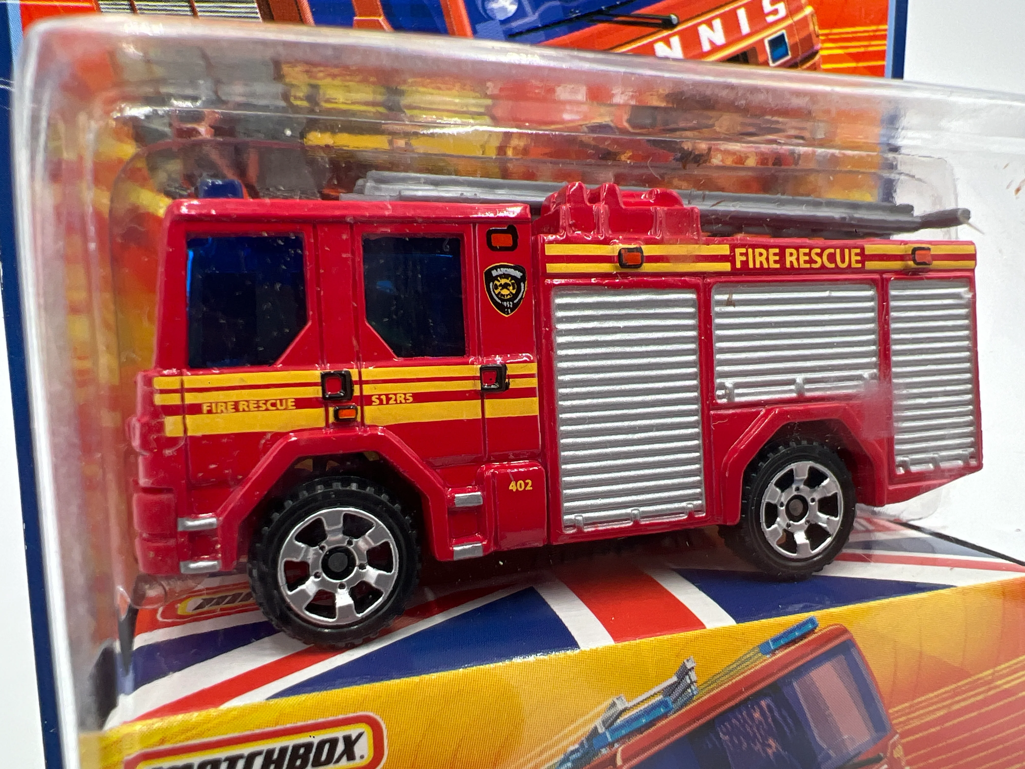 Matchbox Best Of British #11 Dennis Sabre Fire Truck Red 169K - Image 3