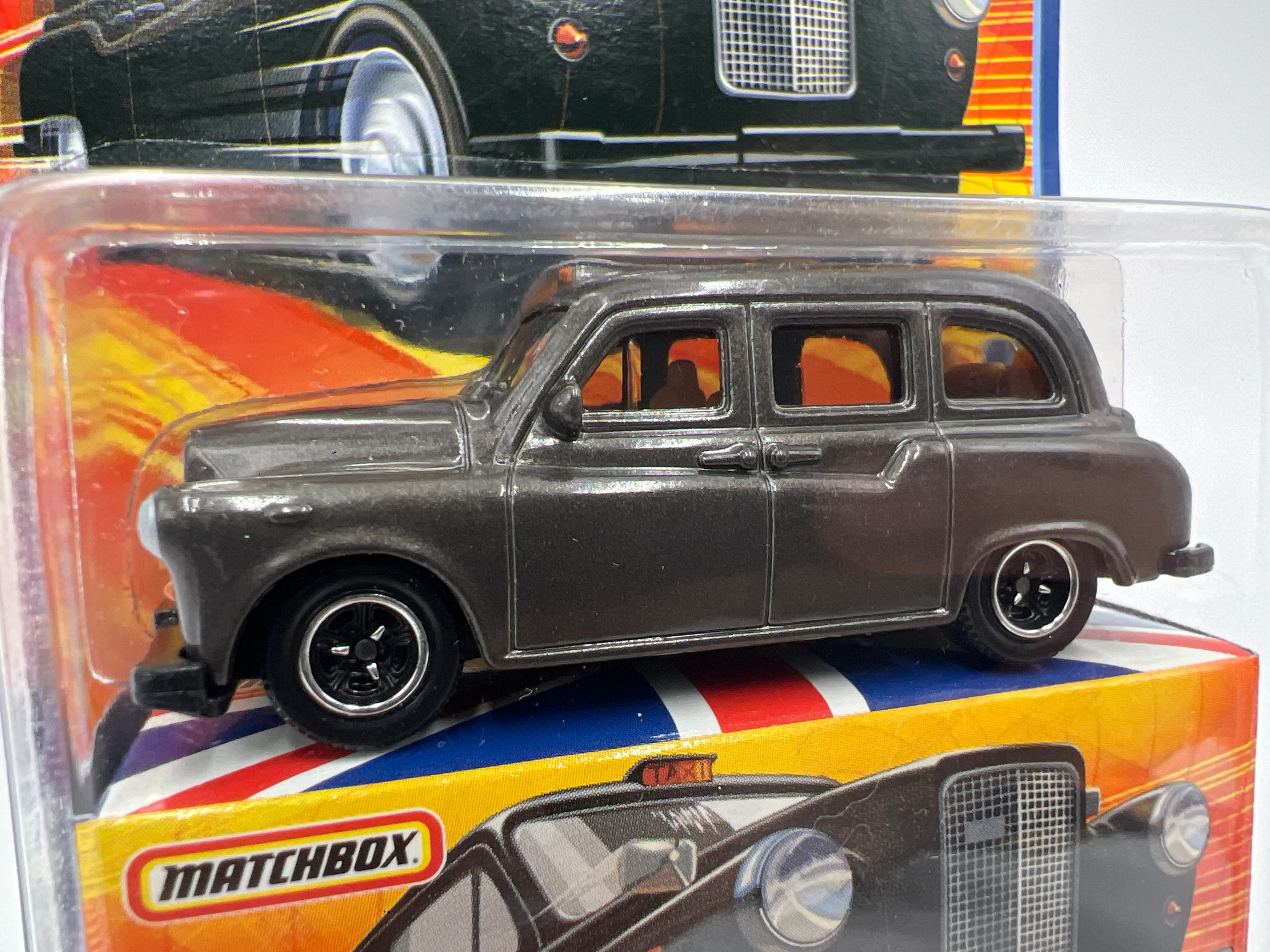 Matchbox Best Of British #7 Austin FX4 London Taxi Dark Gray 168H - Image 3