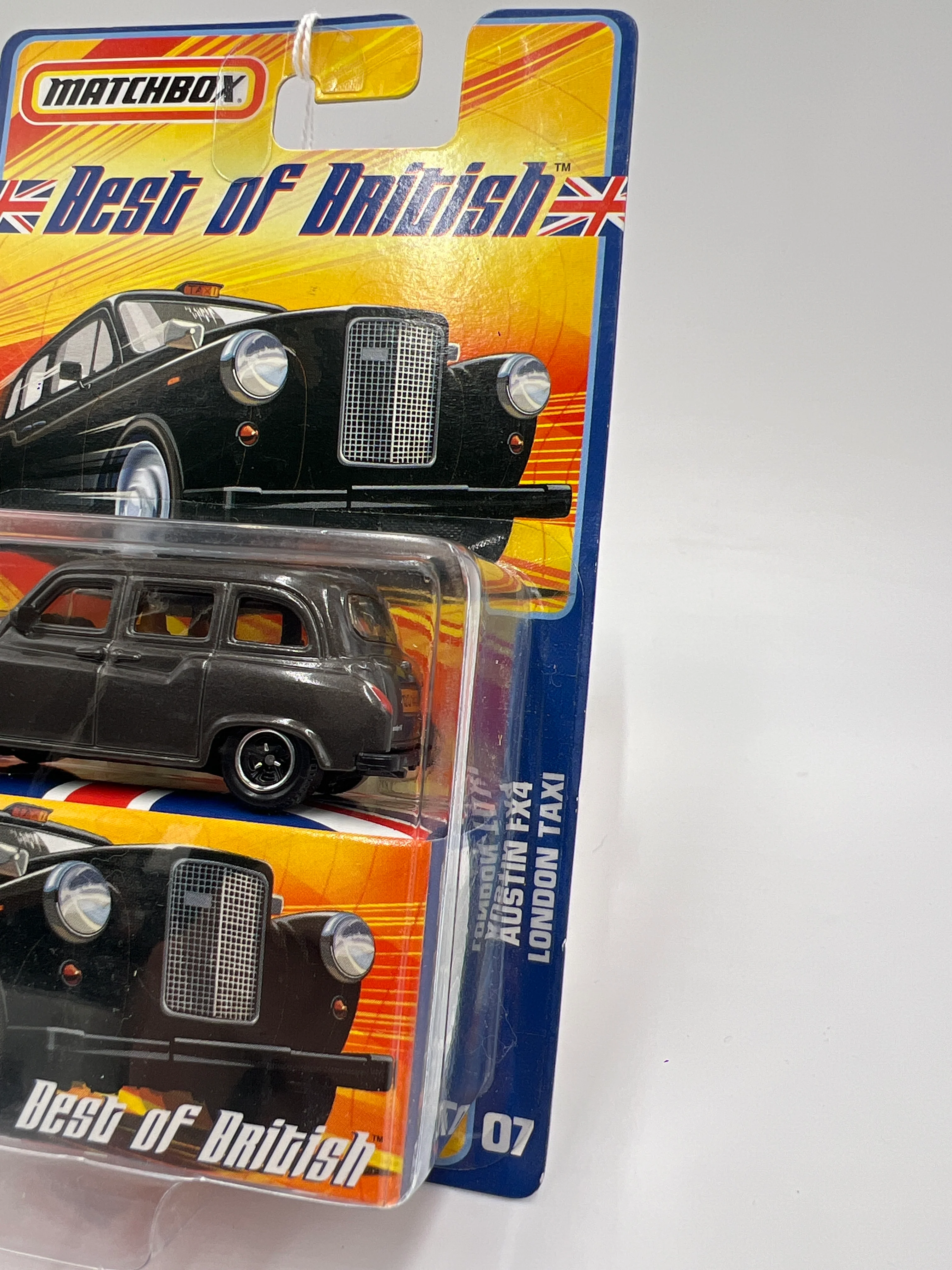 Matchbox Best Of British #7 Austin FX4 London Taxi Dark Gray 168H - Image 4