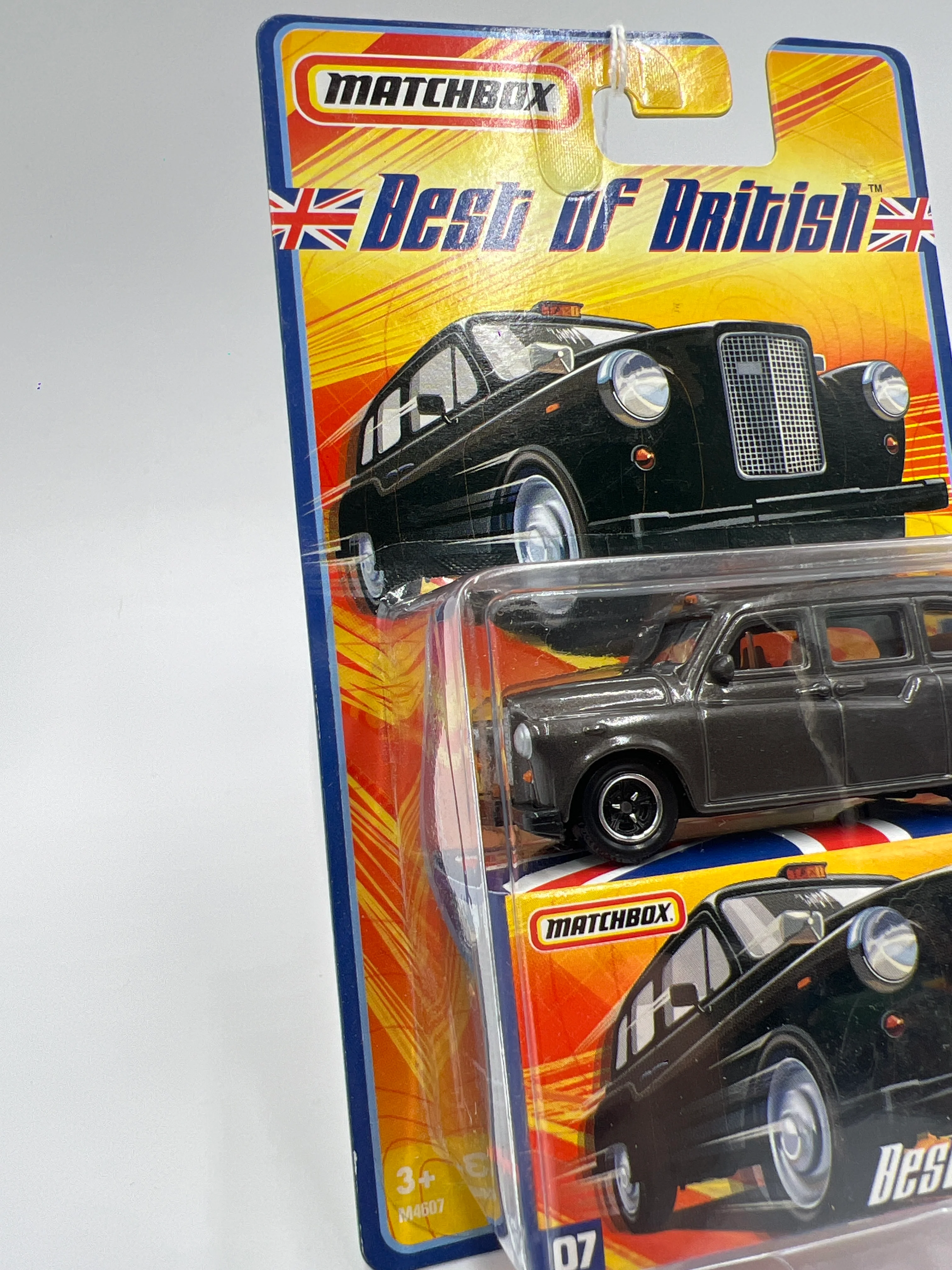 Matchbox Best Of British #7 Austin FX4 London Taxi Dark Gray 168H - Image 5