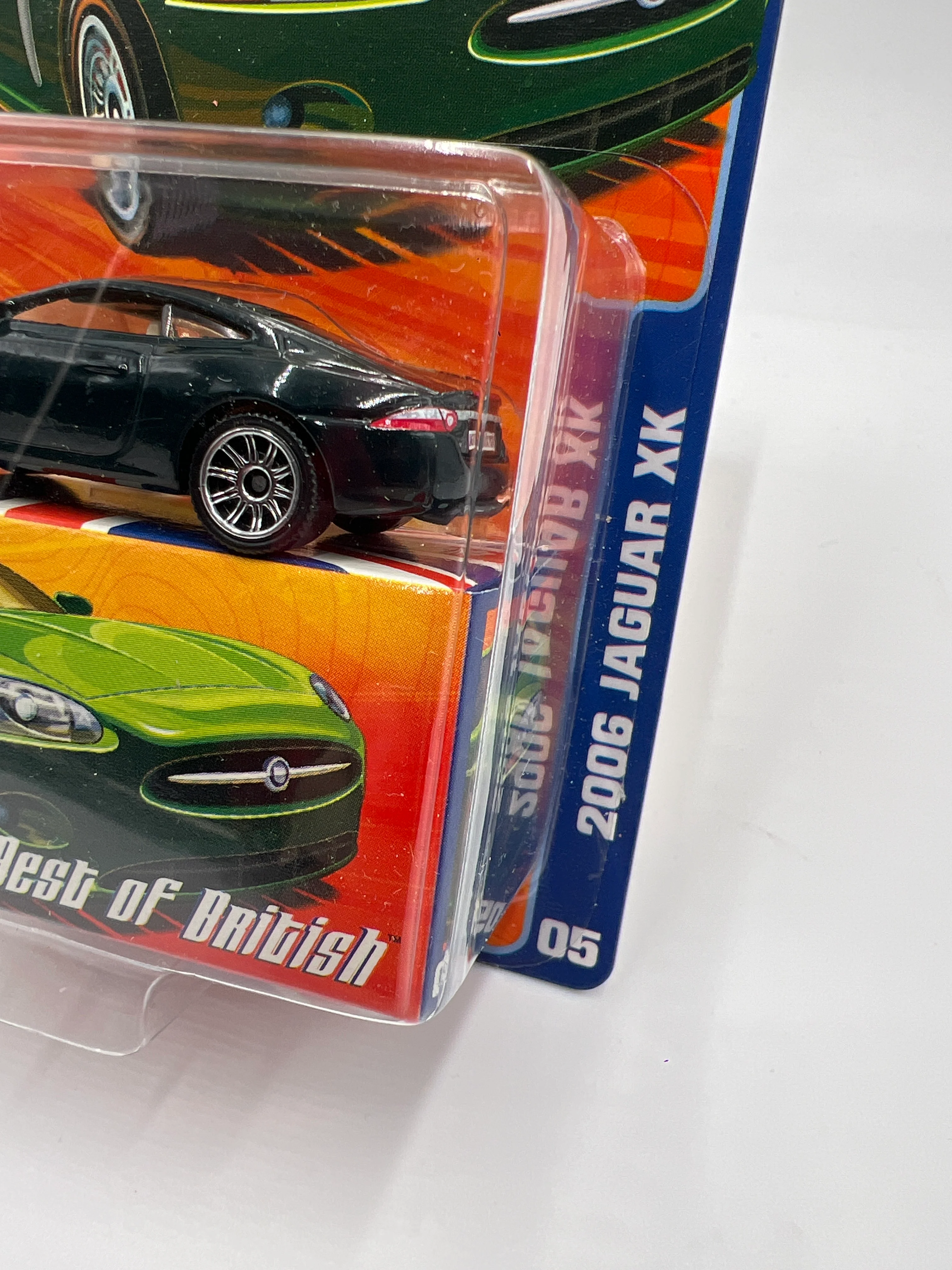 Matchbox Best Of British #5 2006 Jaguar XK Green 171D - Image 4