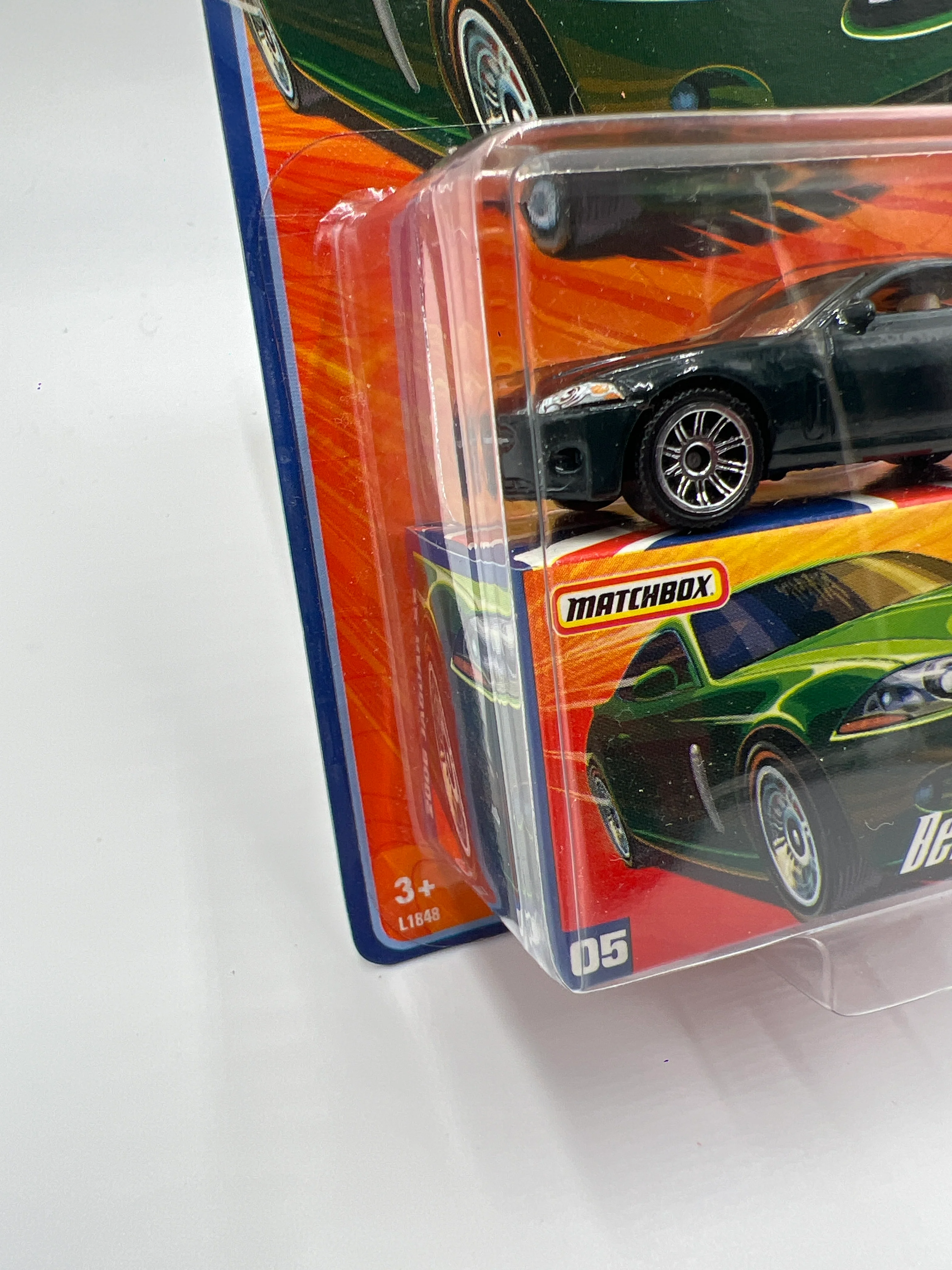 Matchbox Best Of British #5 2006 Jaguar XK Green 171D - Image 5