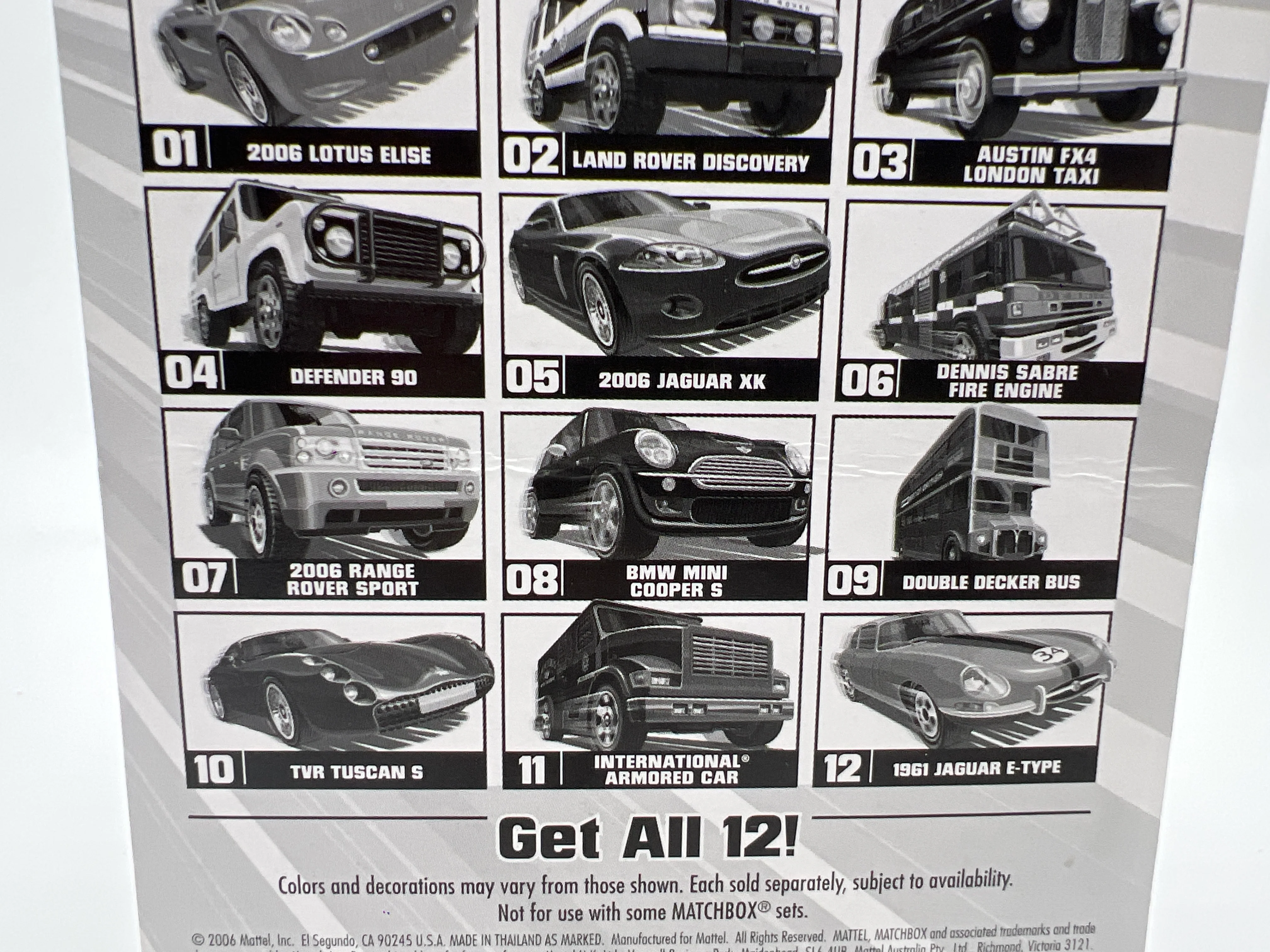 Matchbox Best Of British #5 2006 Jaguar XK Green 171D - Image 7