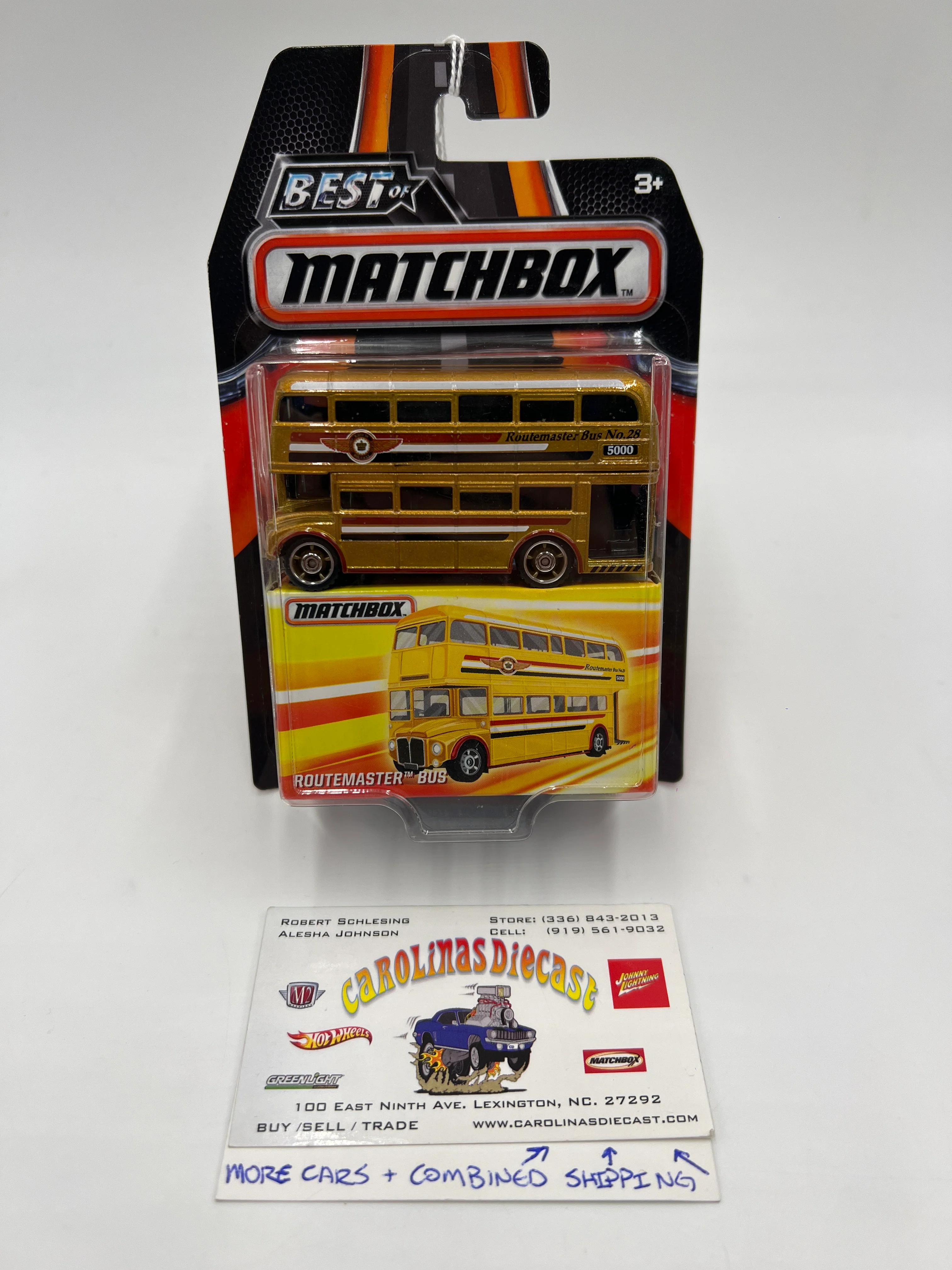 Matchbox Best of Matchbox Series 1 Routemaster Bus Gold 168R