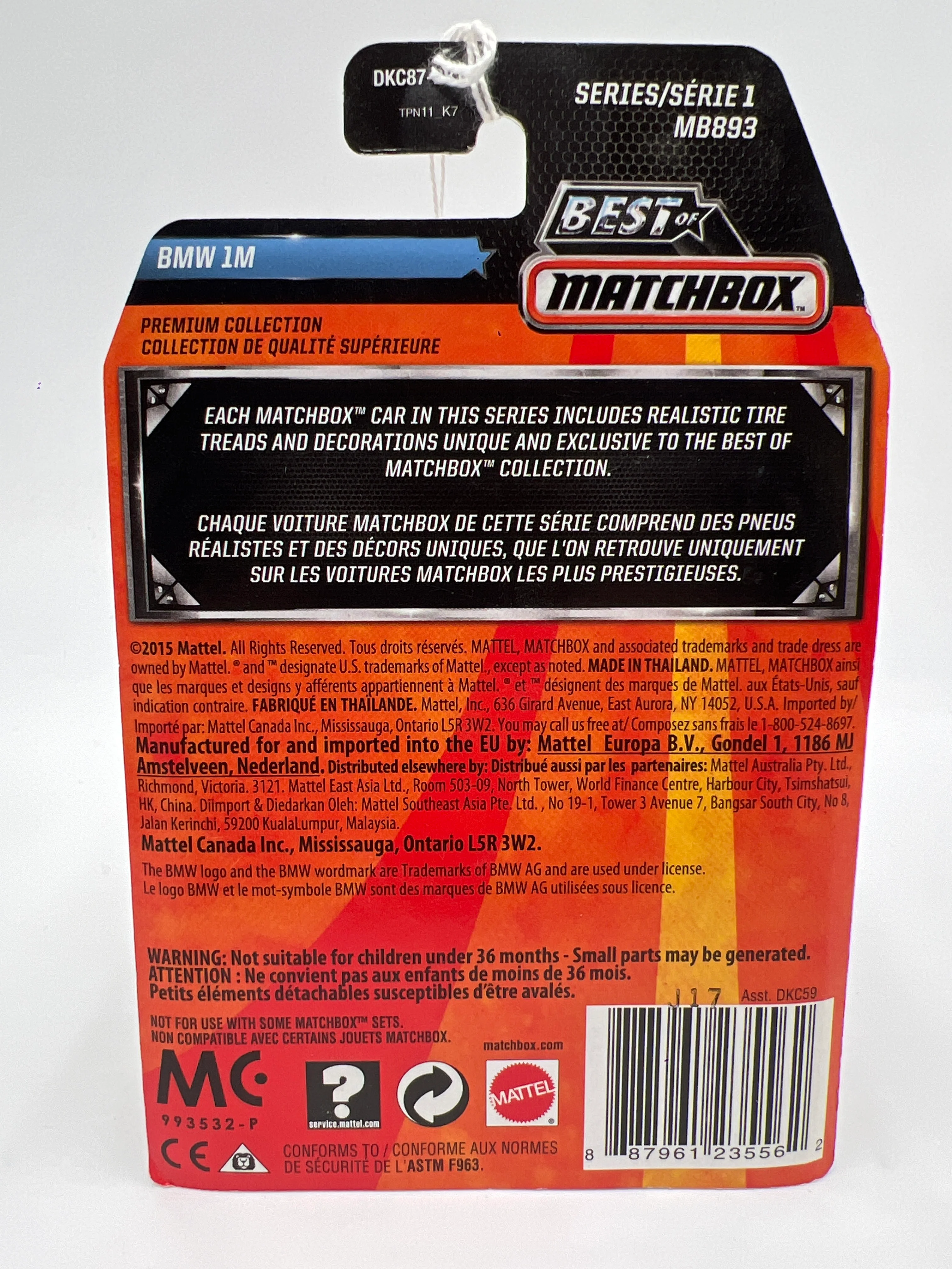 Matchbox Best of Matchbox Series 1 BMW 1M Black - Image 6