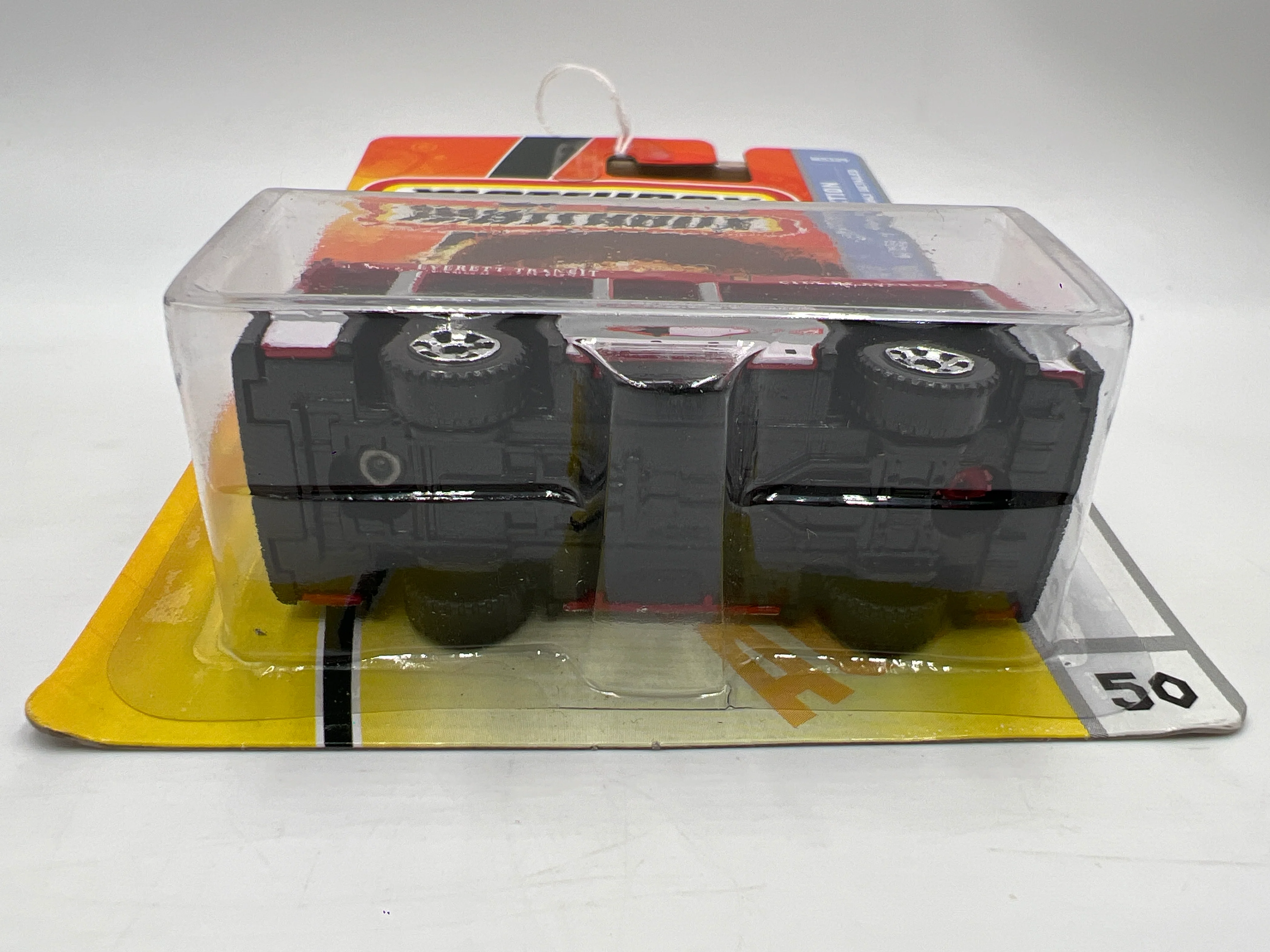 Matchbox City Action #50 City Bus Silver/Red 206A - Image 6