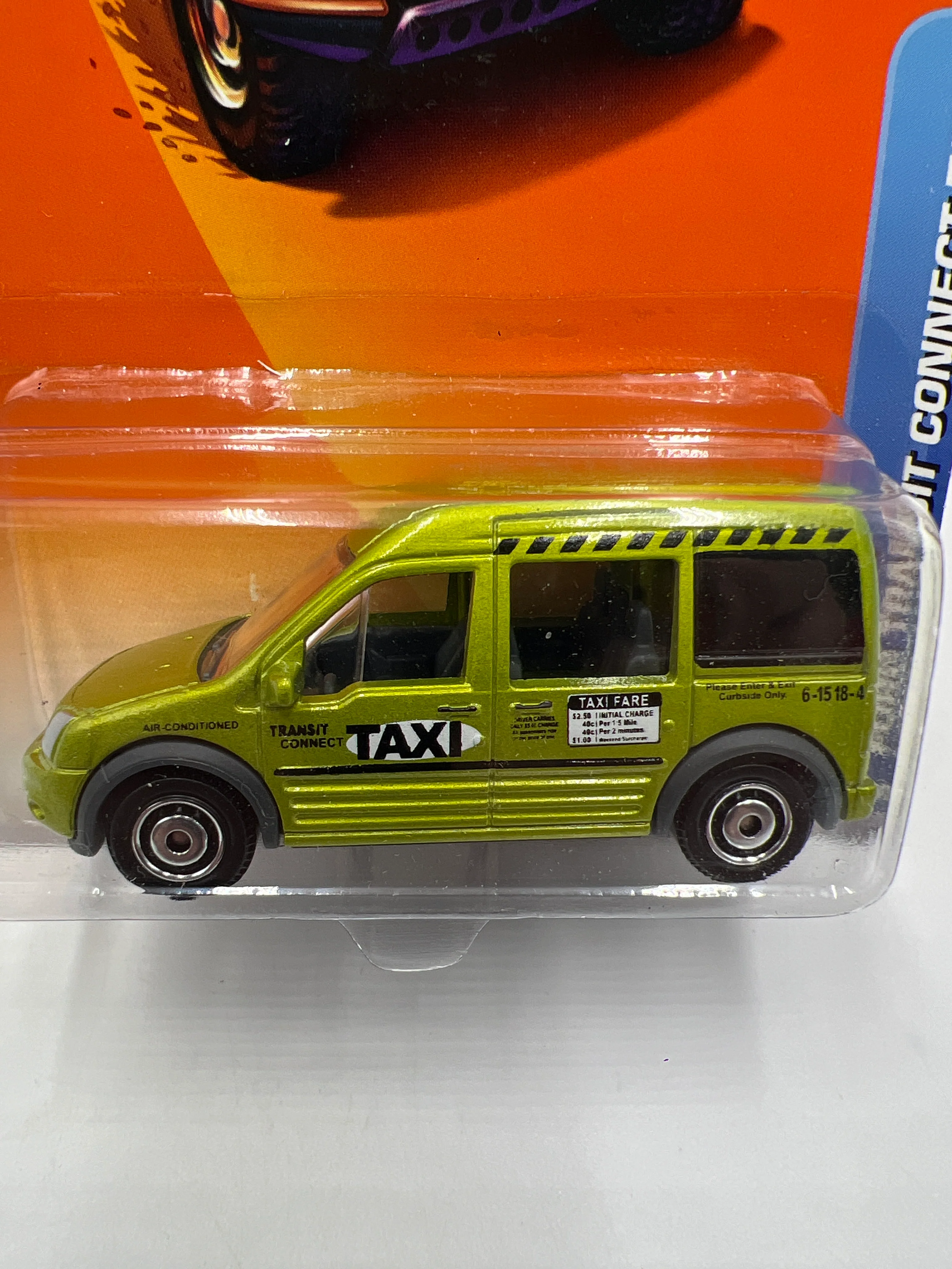 Matchbox City Action #59 Ford Transit Connect Taxi Green 216N - Image 3