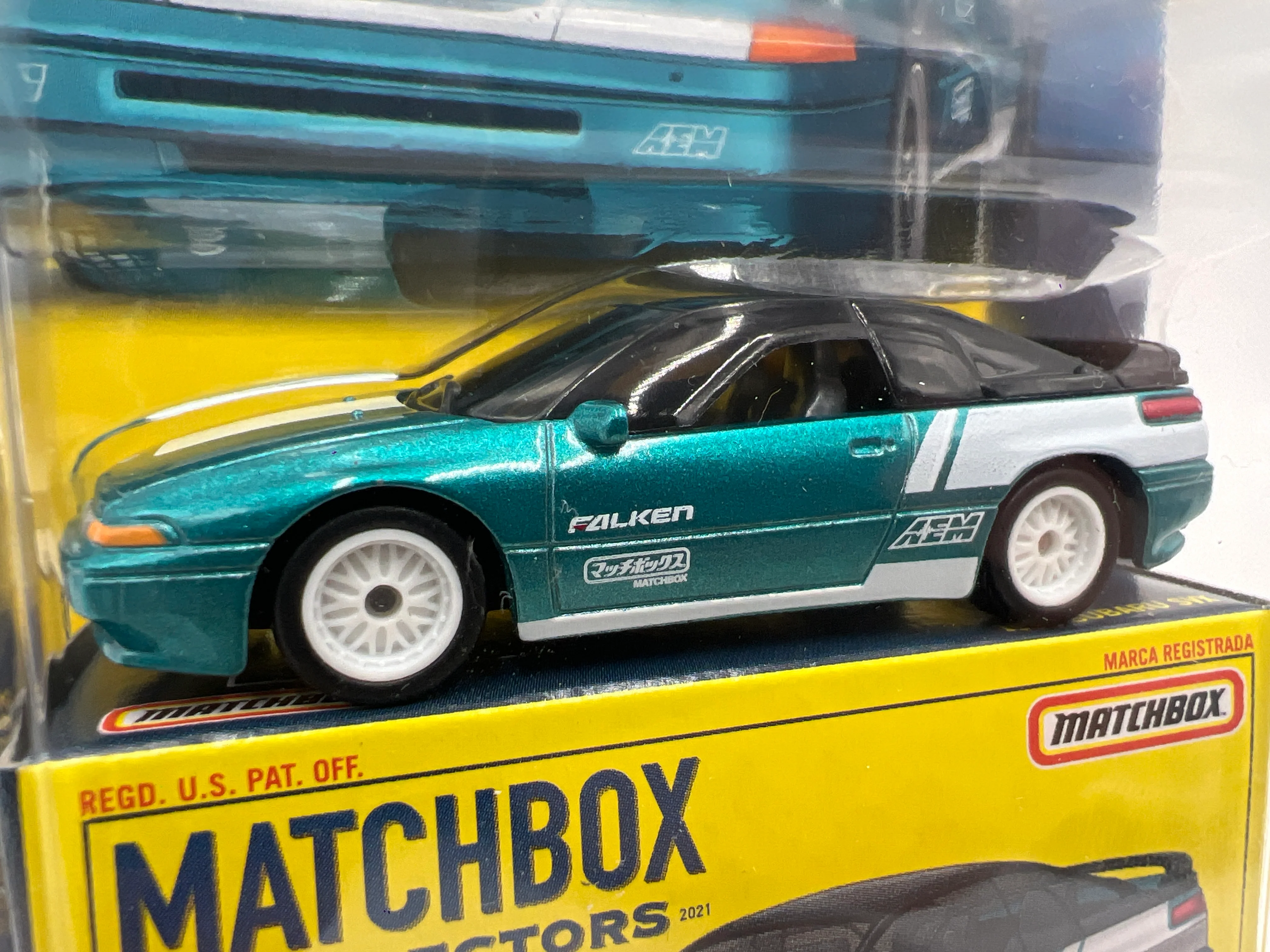 Matchbox Collectors #8 1995 Subaru SVX Teal 170i - Image 3