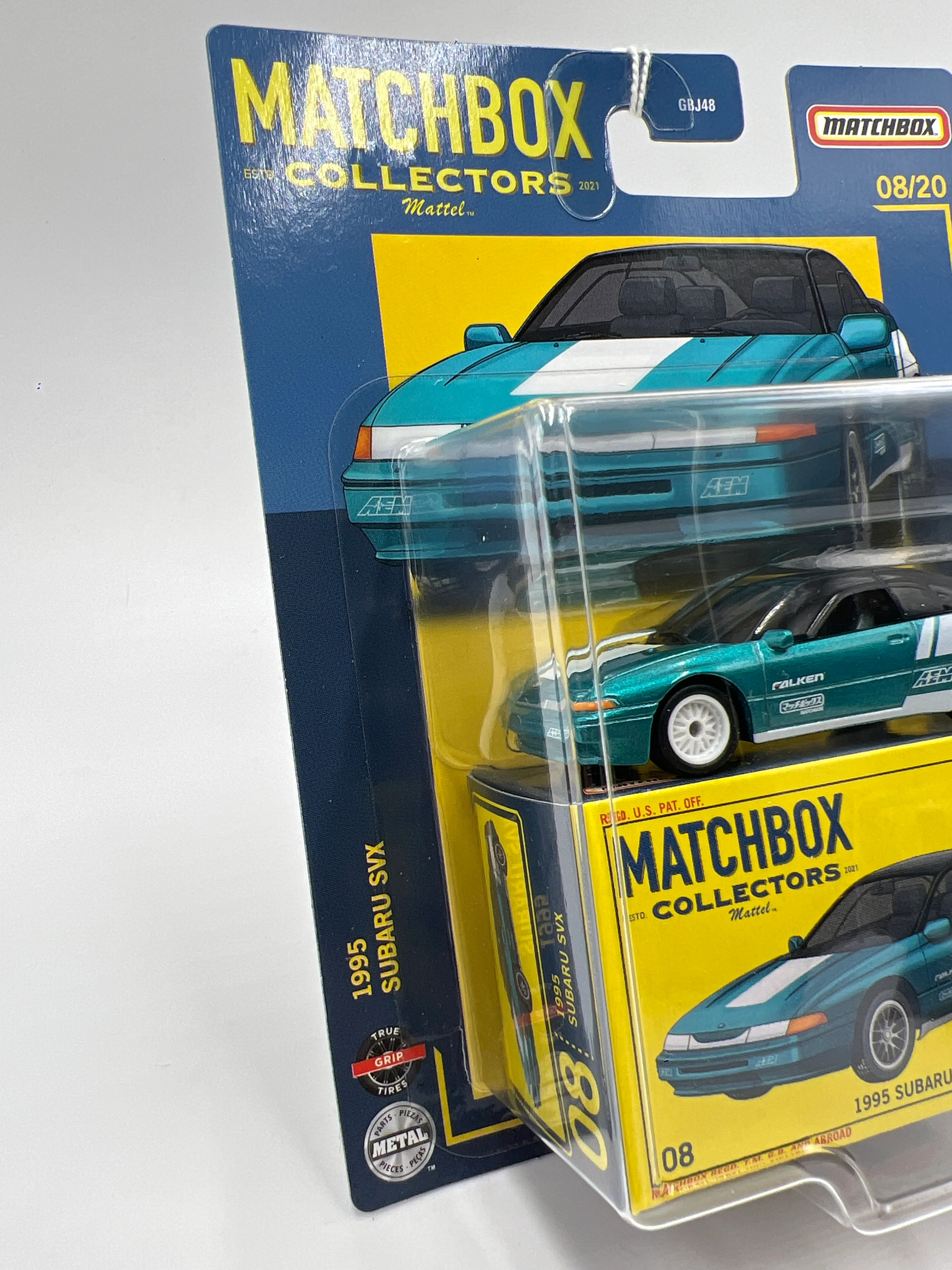 Matchbox Collectors #8 1995 Subaru SVX Teal 170i - Image 5