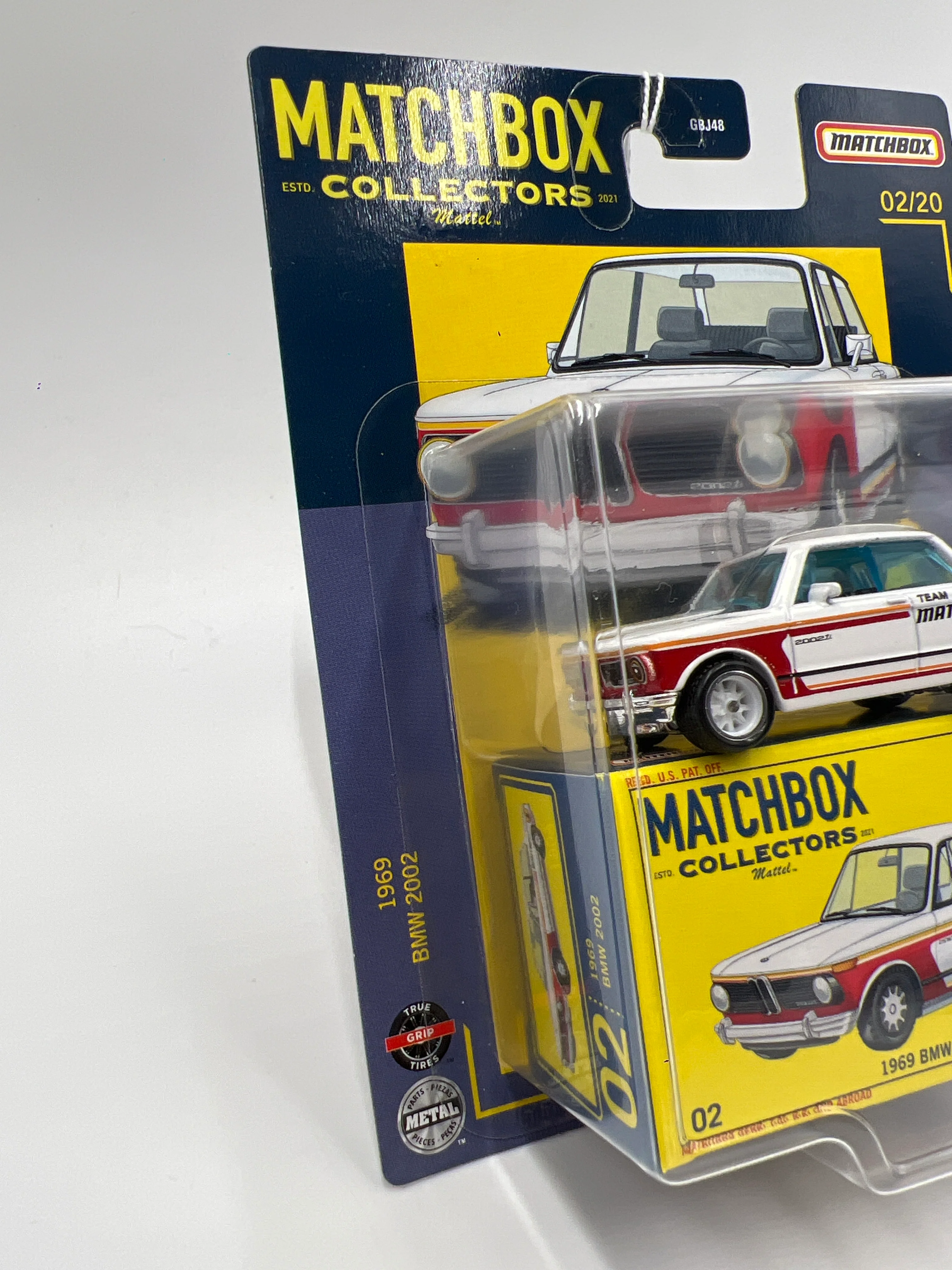 Matchbox Collectors #2 1969 BMW 2002 White 173A - Image 4