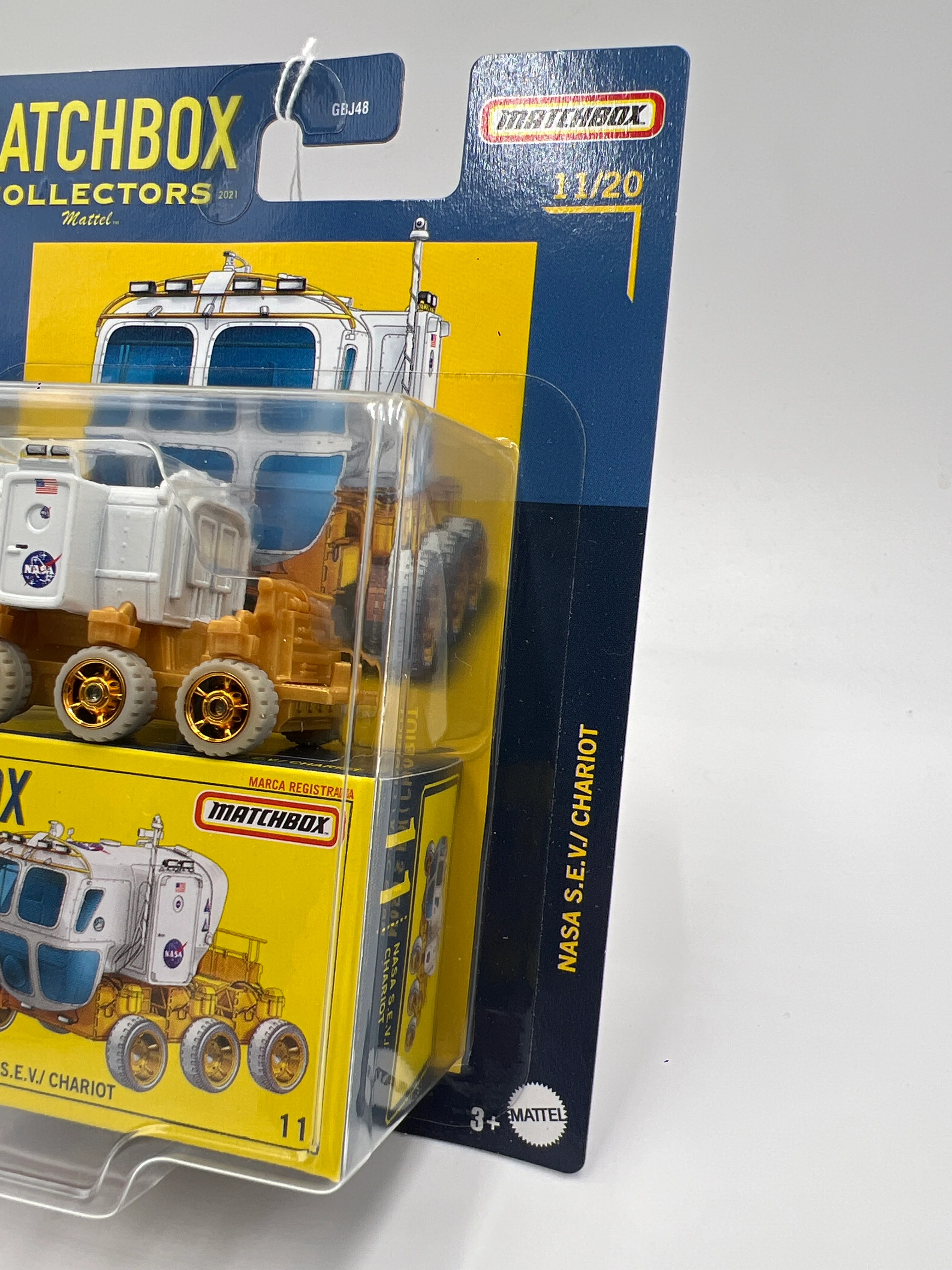 Matchbox Collectors #11 NASA S.E.V./ Chariot White/Gold - Image 4