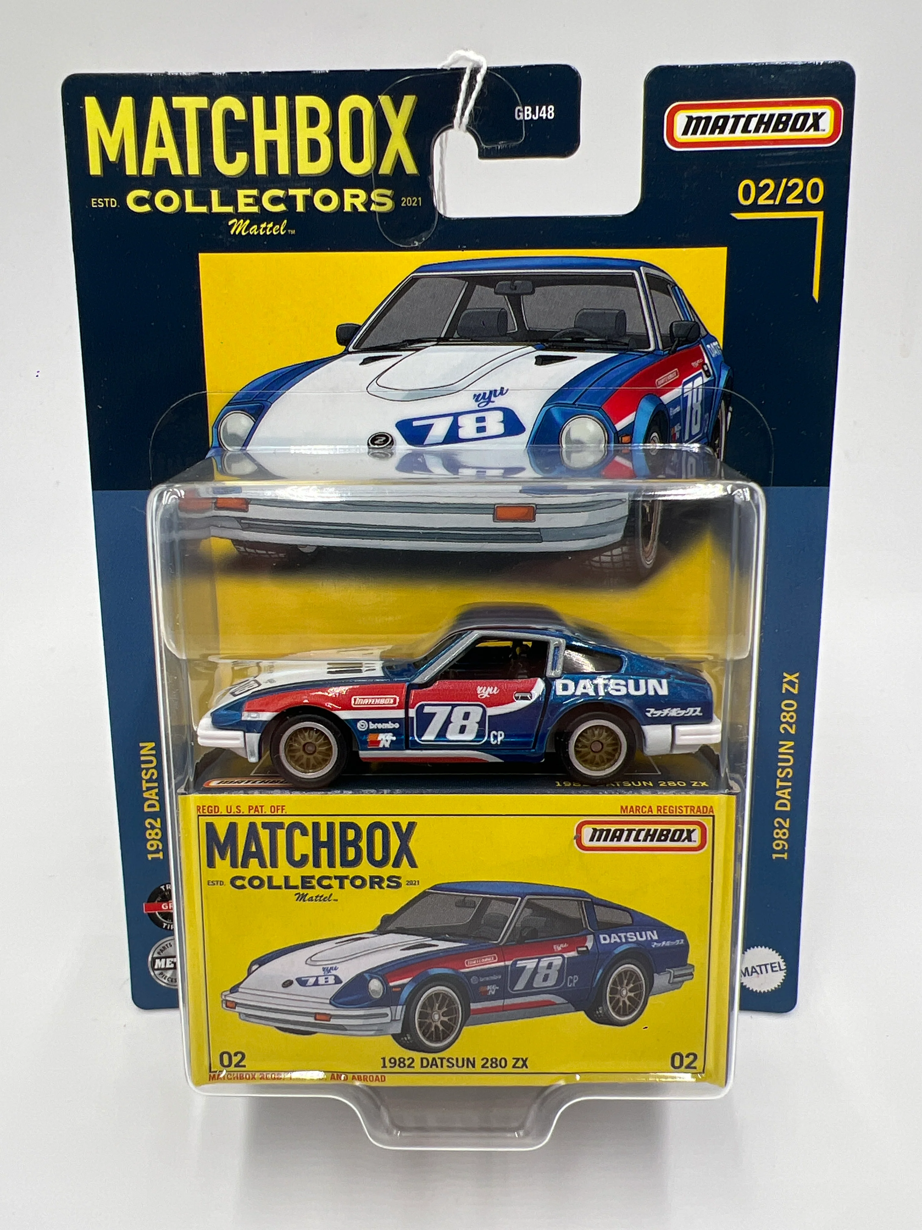 Matchbox Collectors #2 1982 Datsun 280 ZX Blue 169O - Image 2