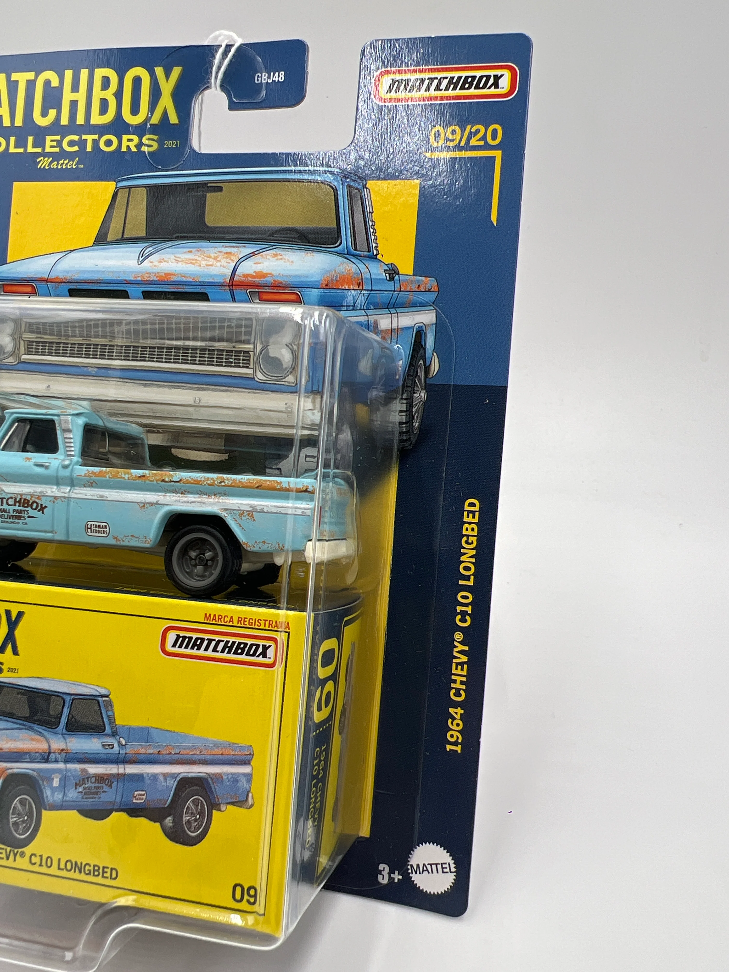 Matchbox Collectors #9 1964 Chevy C10 Longbed Light Blue 169L - Image 4