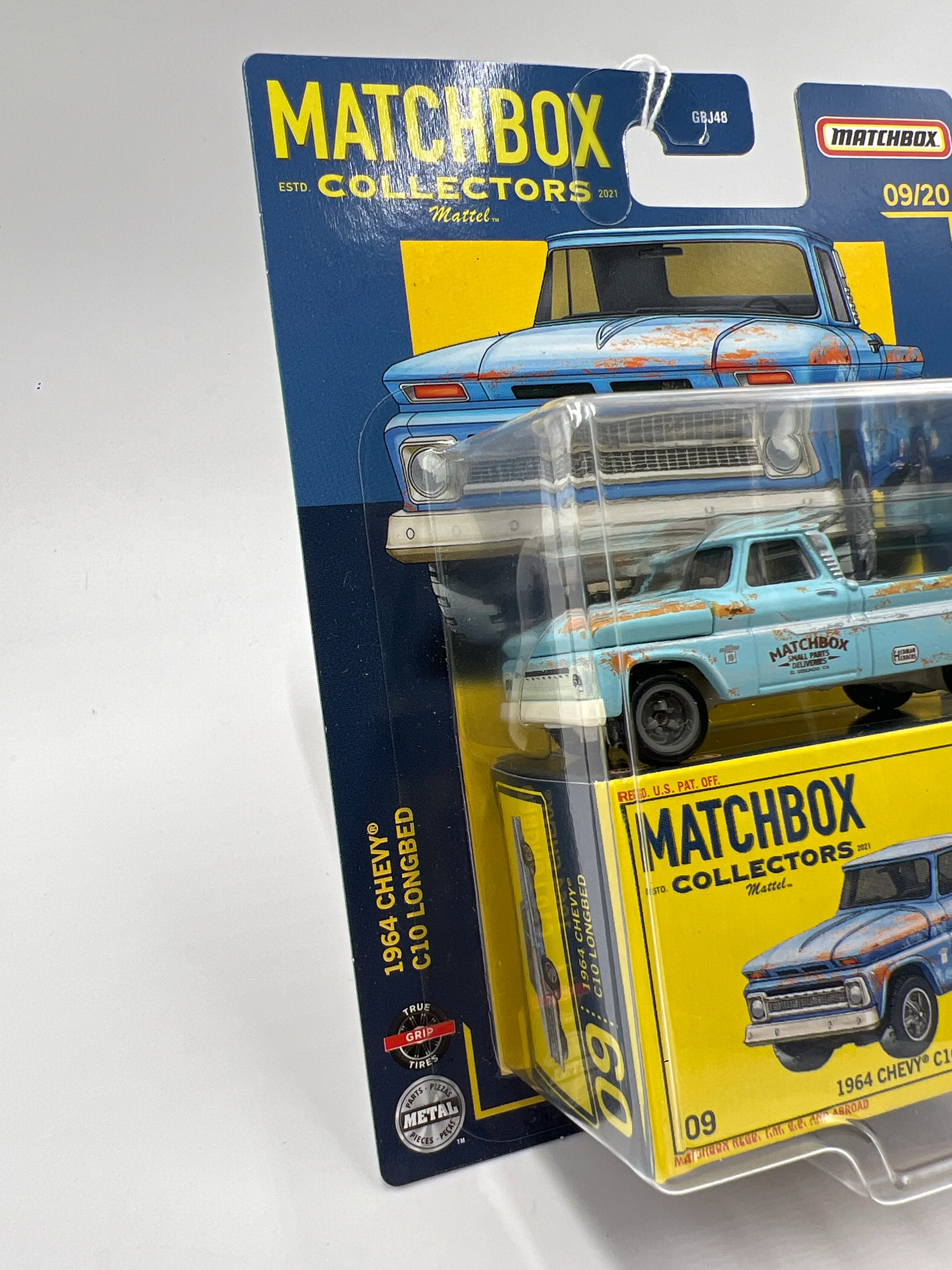 Matchbox Collectors #9 1964 Chevy C10 Longbed Light Blue 169L - Image 5