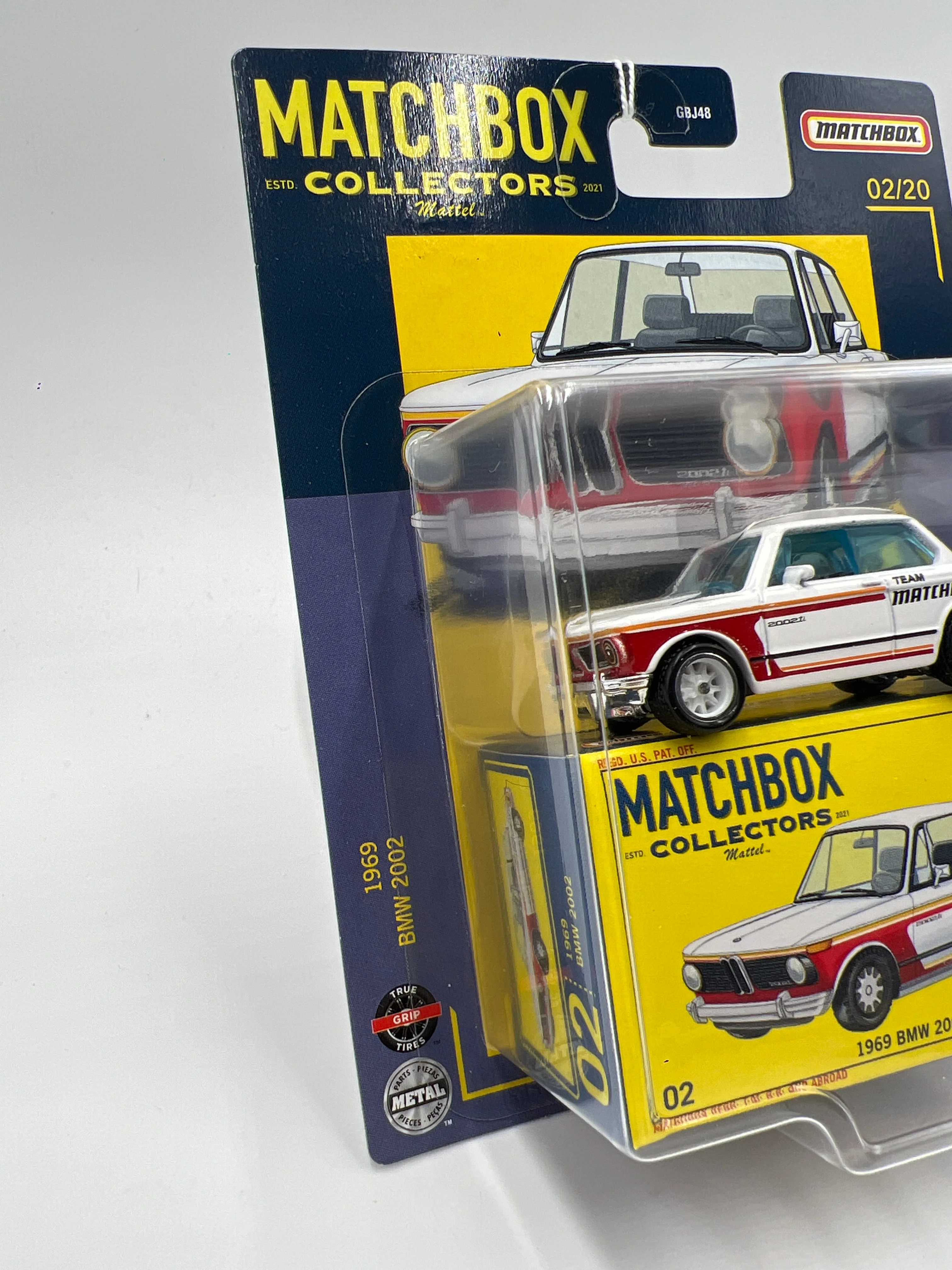 Matchbox Collectors #2 1969 BMW 2002 White - Image 5