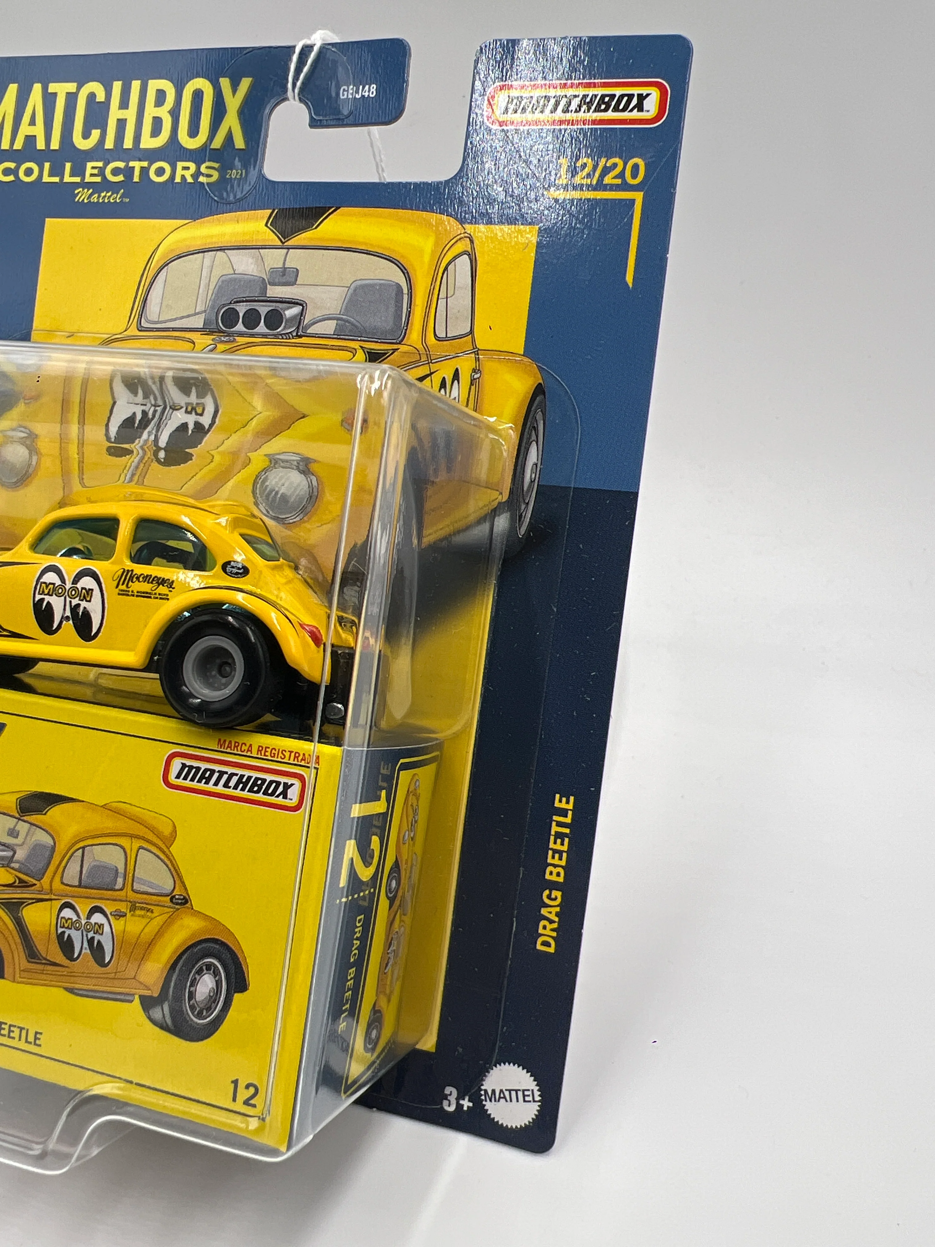 Matchbox Collectors #12 Drag Beetle Yellow Mooneyes 169M - Image 4