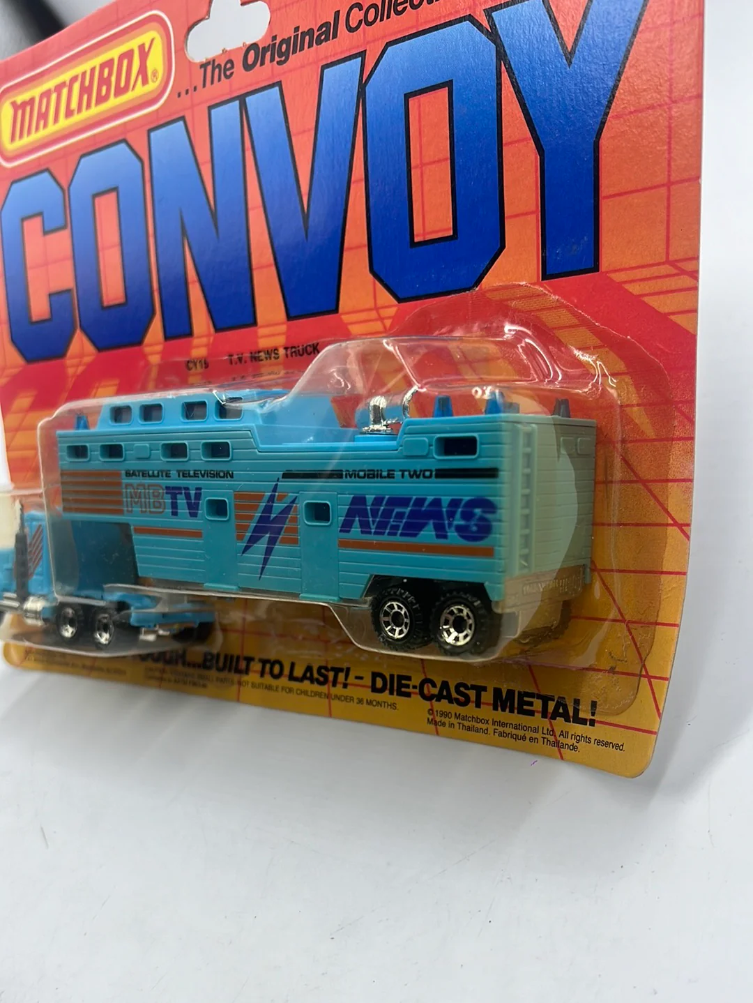 Matchbox 1990 Convoy CY15 TV News Truck 168J - Image 3