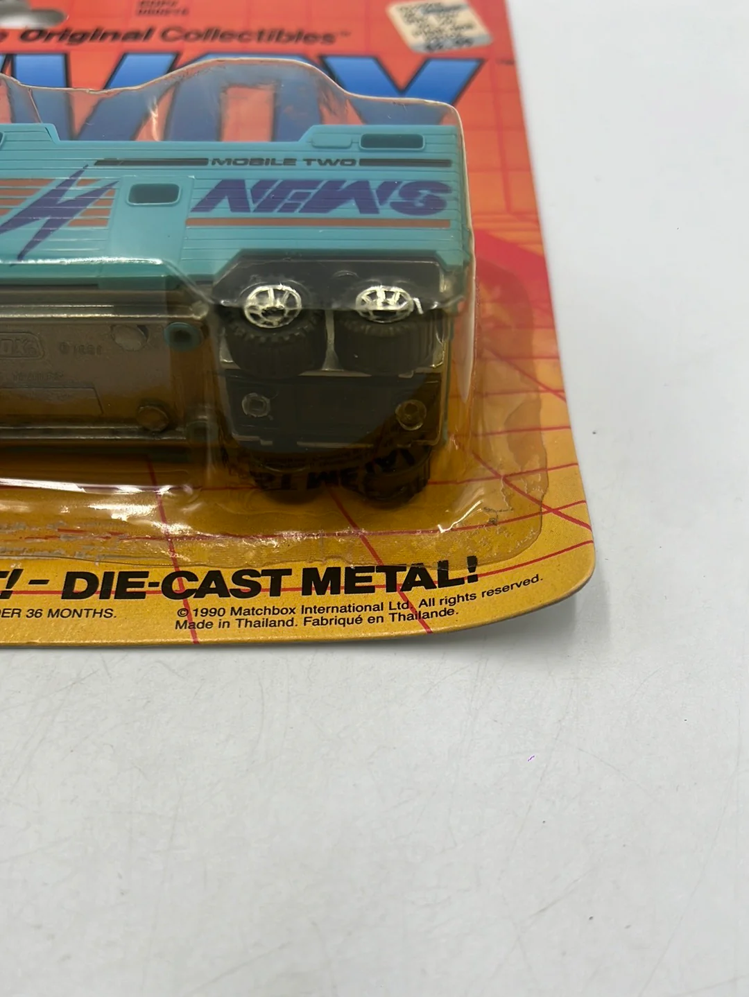 Matchbox 1990 Convoy CY15 TV News Truck 168J - Image 6
