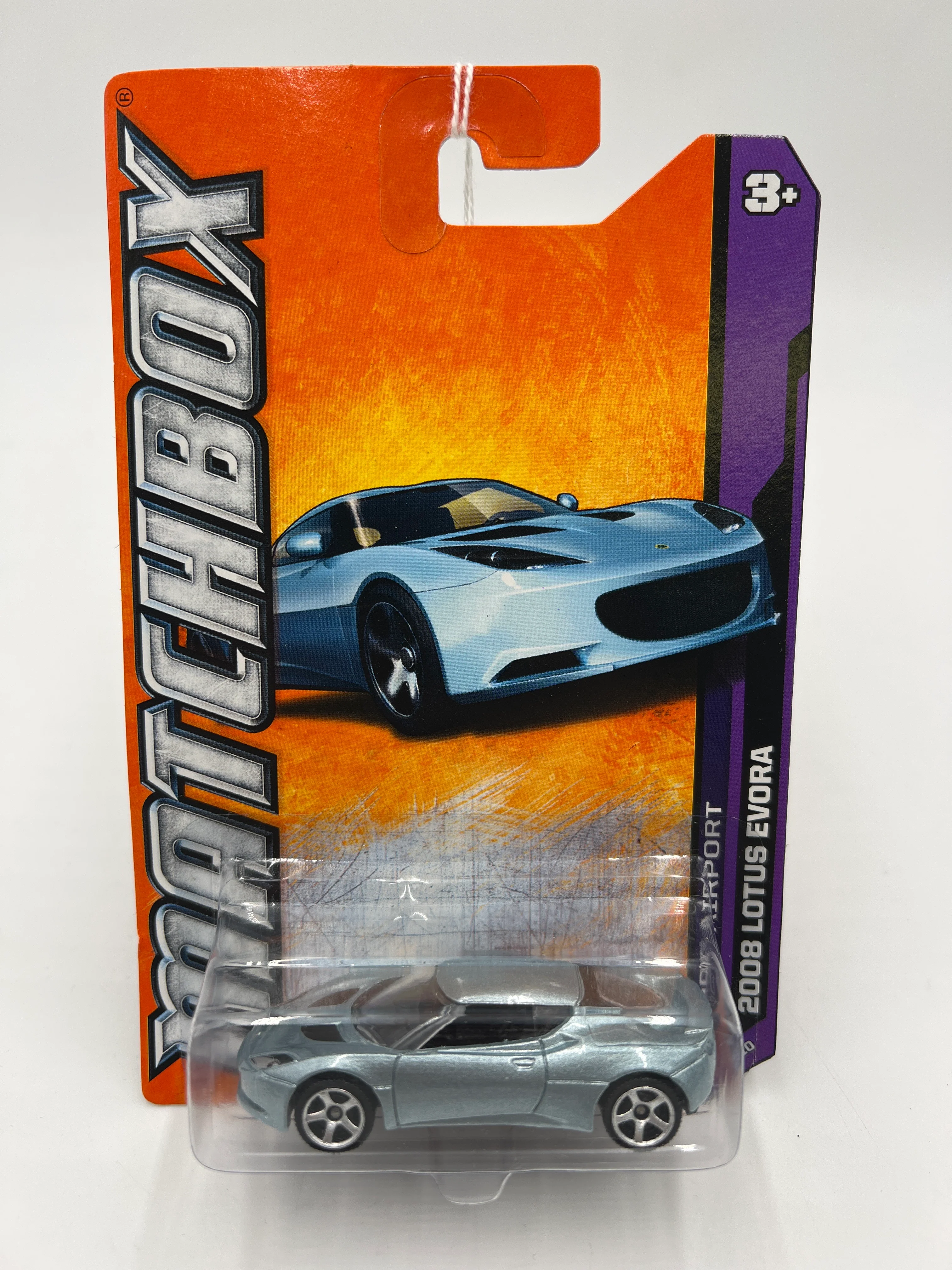 Matchbox 2012 MBX Airport 2008 Lotus Evora Silver/Blue #9 - Image 2
