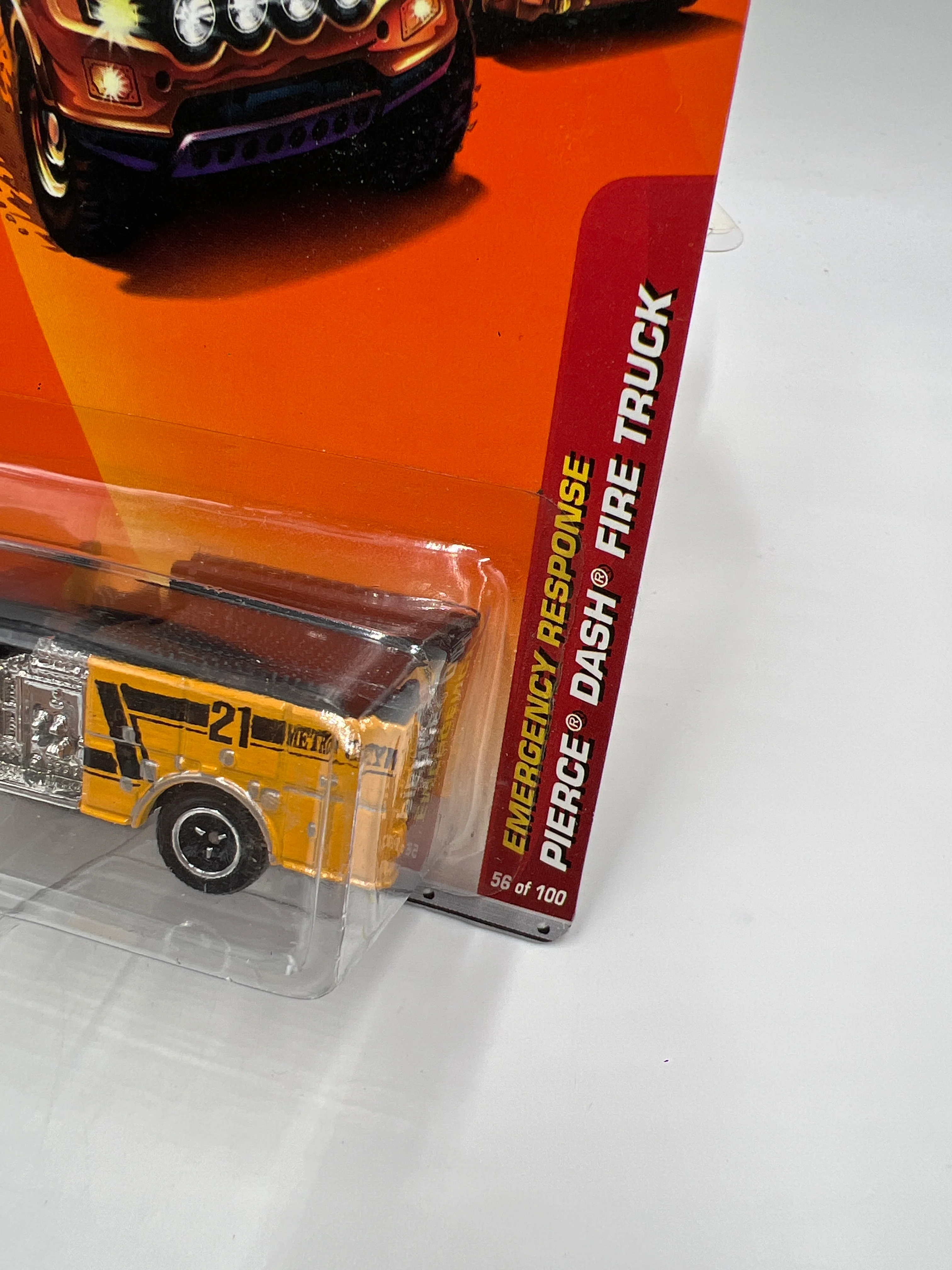 Matchbox Emergency Response #56 Pierce Dash Fire Truck Yellow 206B - Image 3