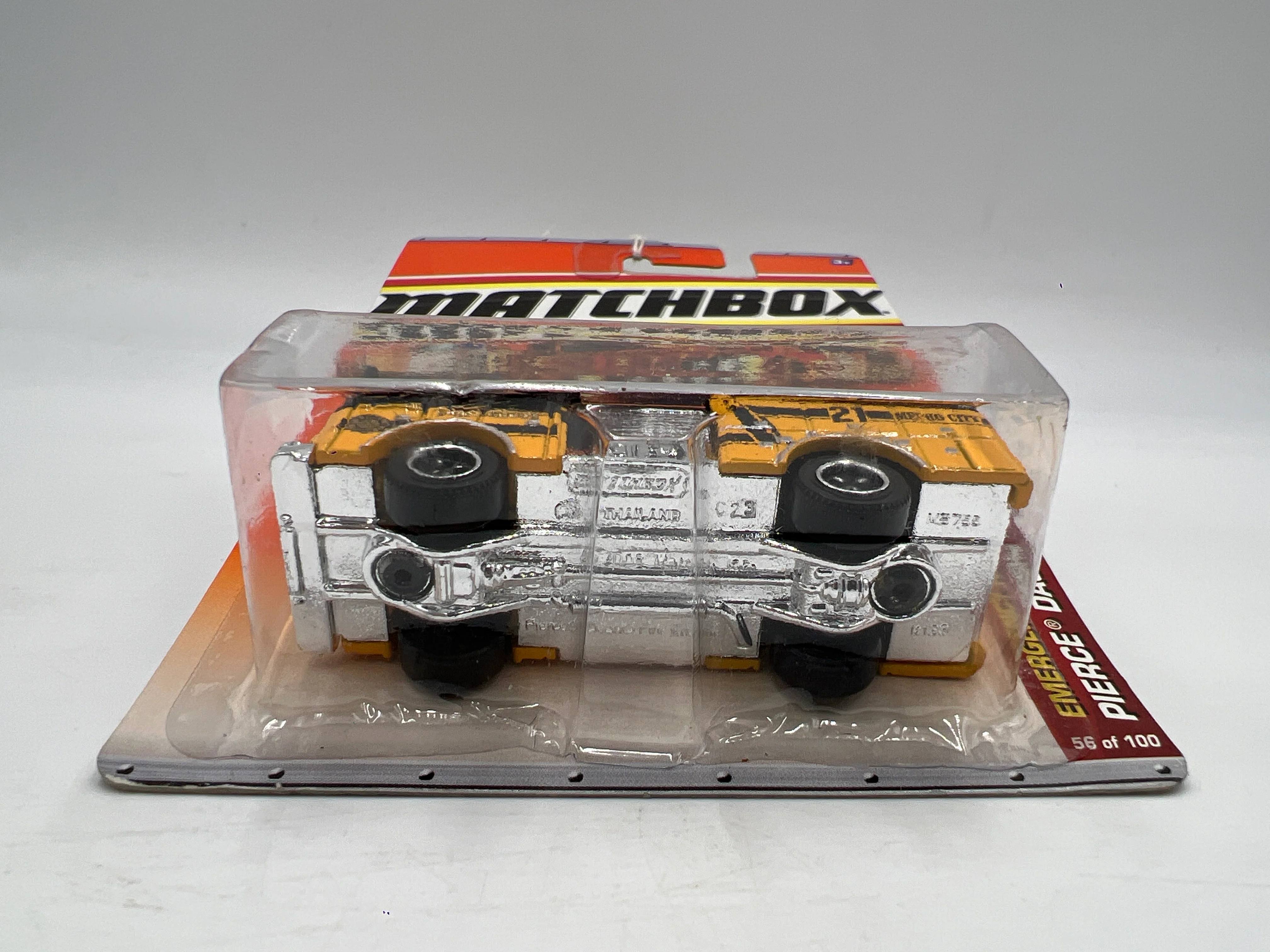 Matchbox Emergency Response #56 Pierce Dash Fire Truck Yellow 206B - Image 5