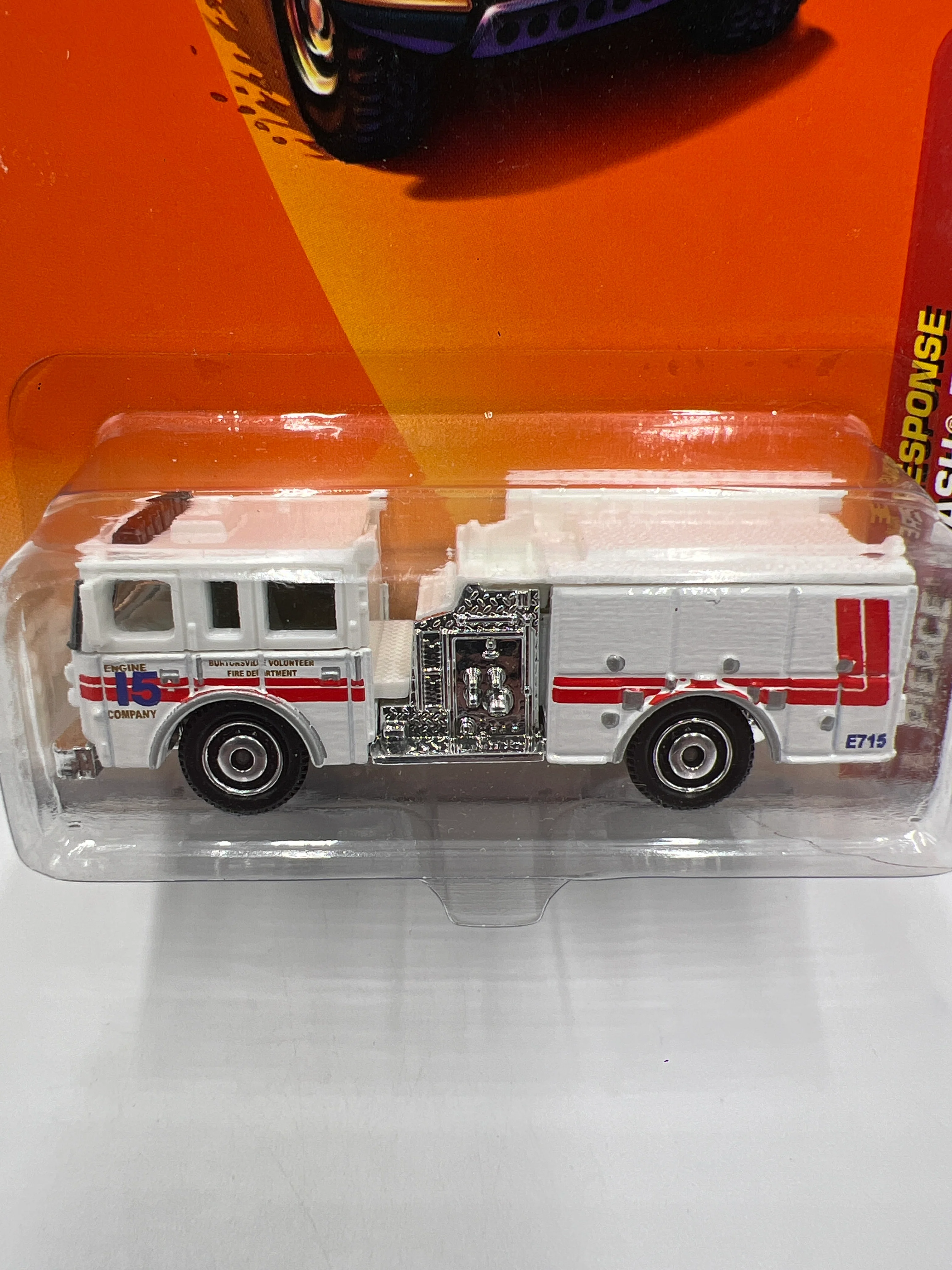 Matchbox Emergency Response #56 Pierce Dash Fire Truck White 216J - Image 3