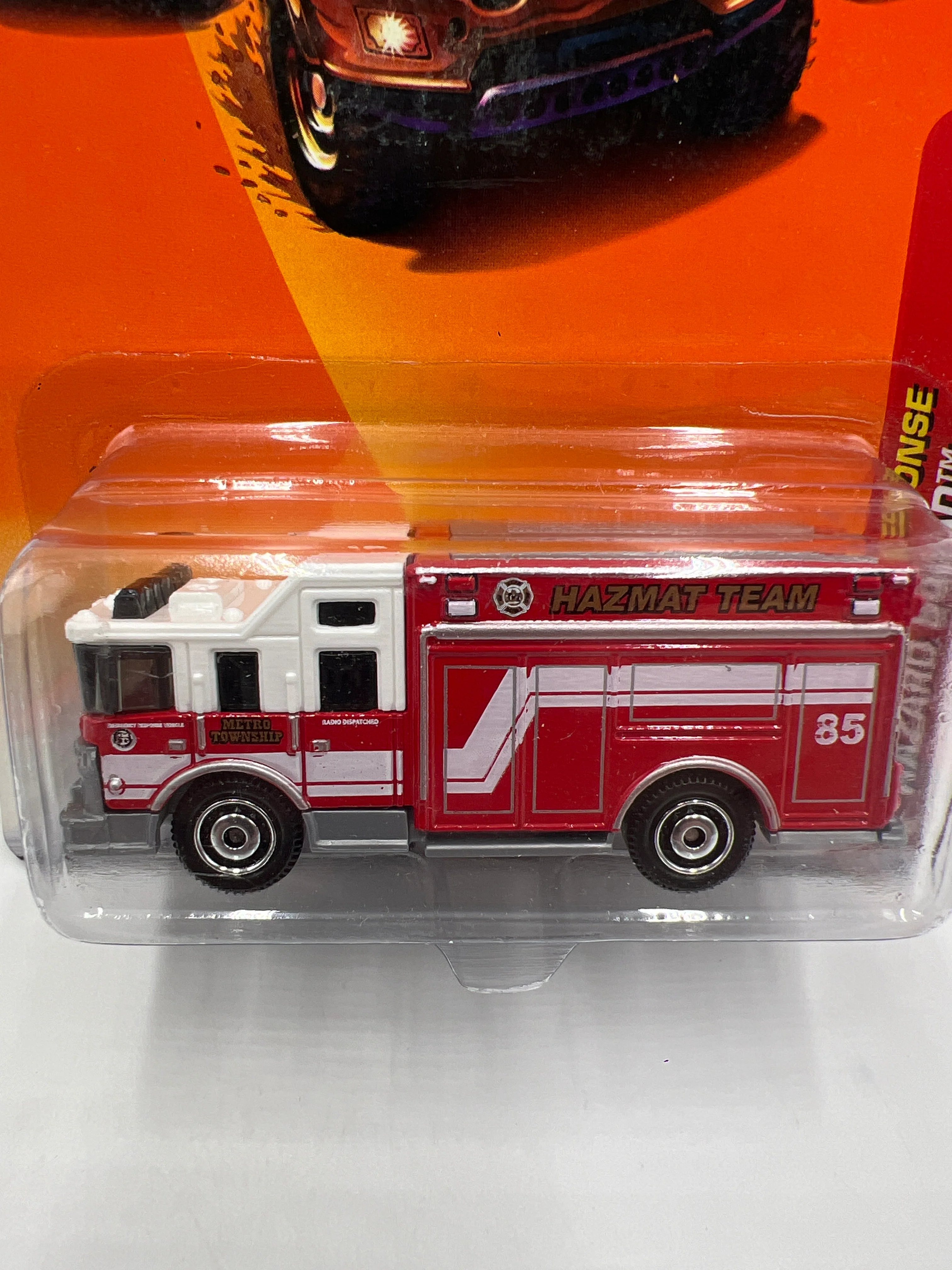 Matchbox Emergency Response #51 Hazard Squad Hazmat Red 216J - Image 3
