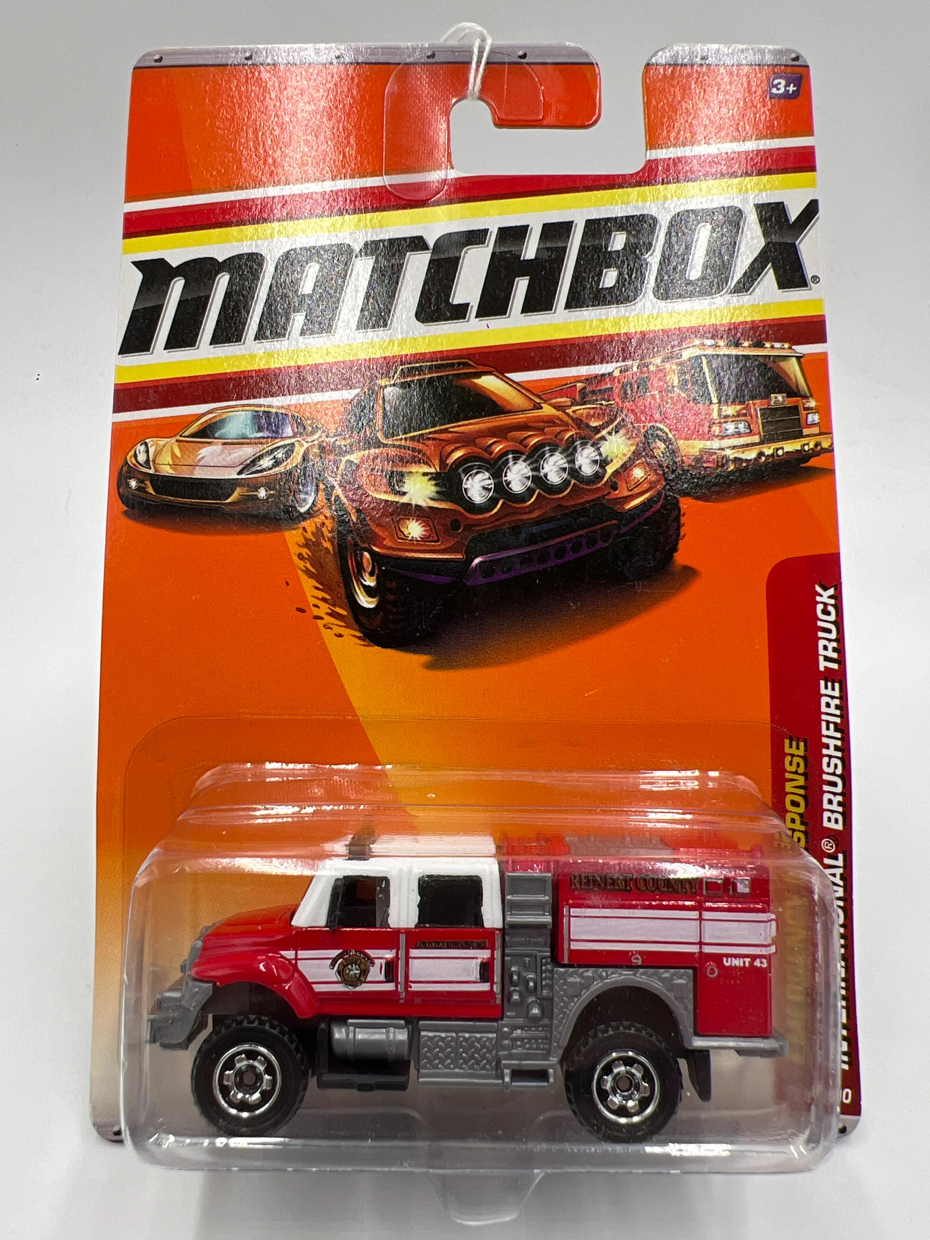 Matchbox Emergency Response #52 International Brushfire Truck Red 216J - Image 2